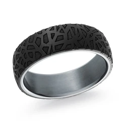 Alternative Metal Wedding Band