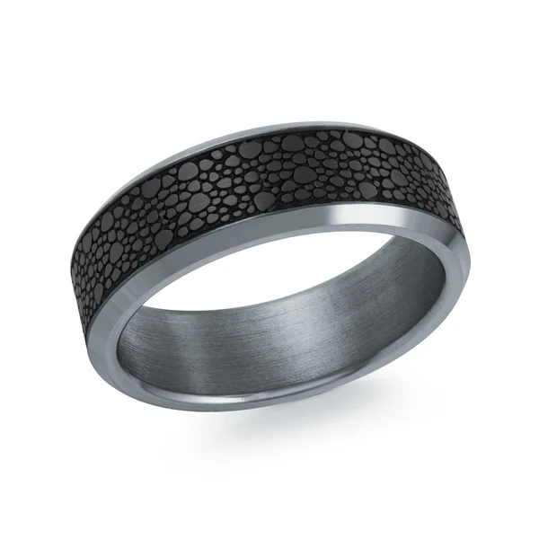 Alternative Metal Wedding Band