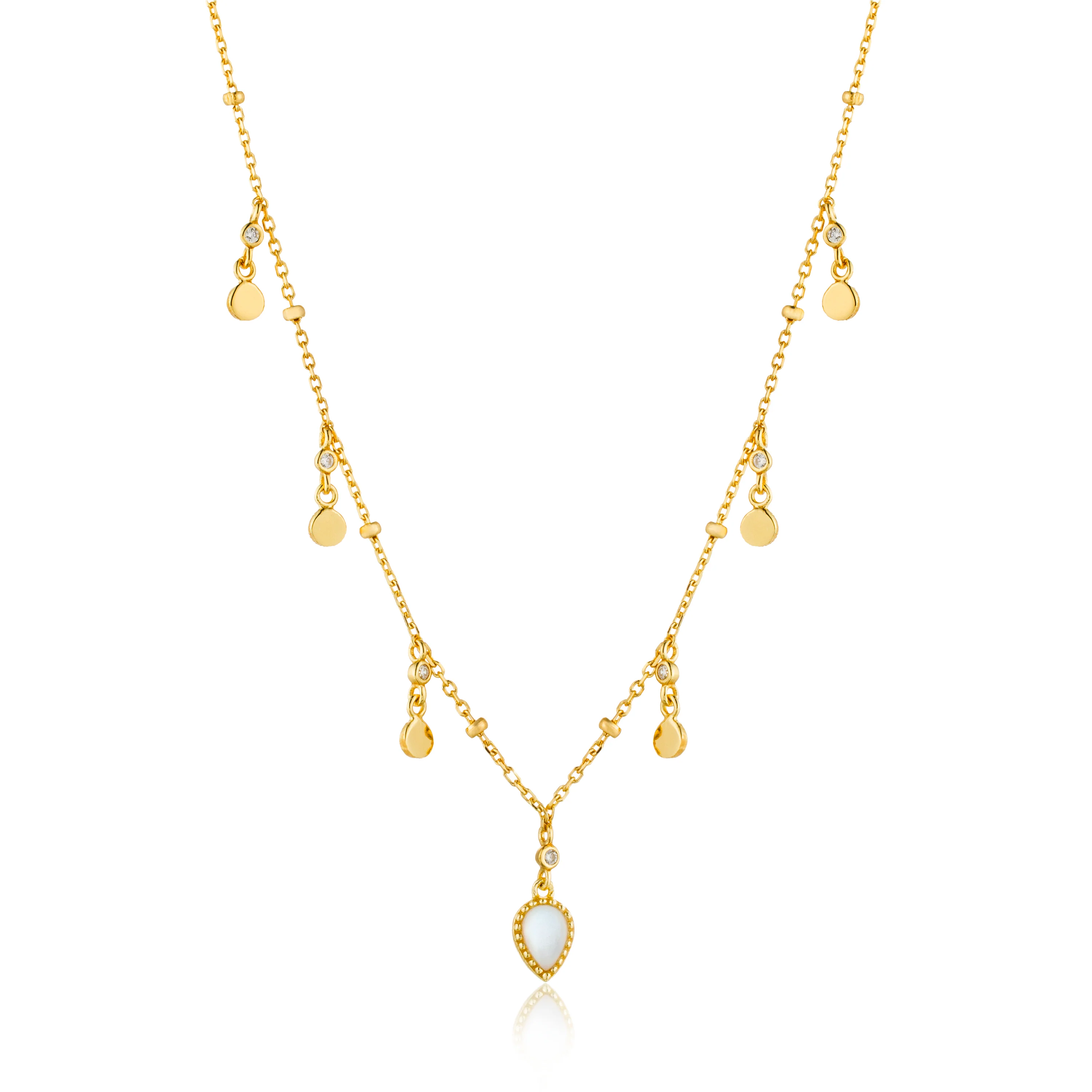 Ania Haie Dream Drop Discs Necklace