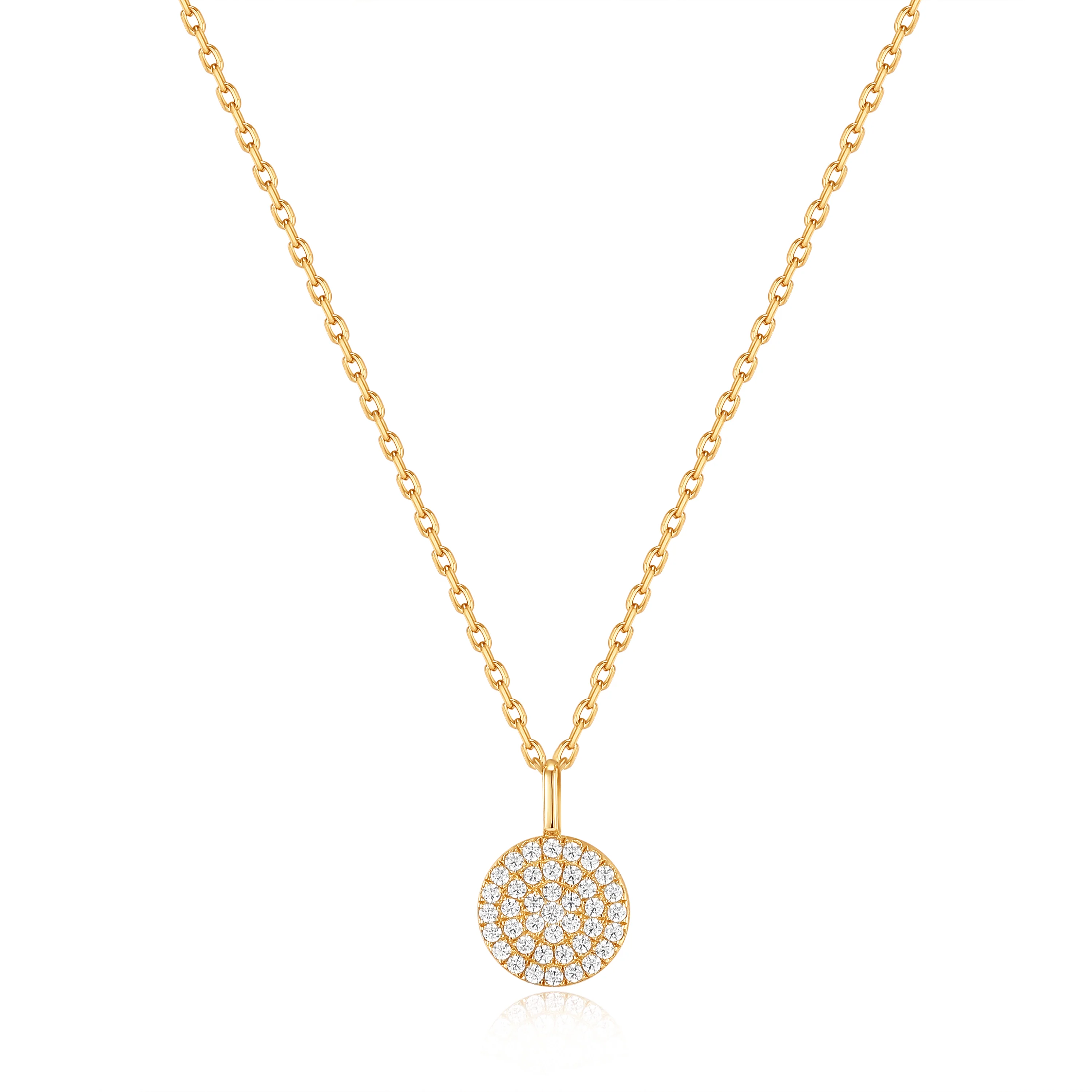 Ania Haie Glam Disc Pendant Necklace