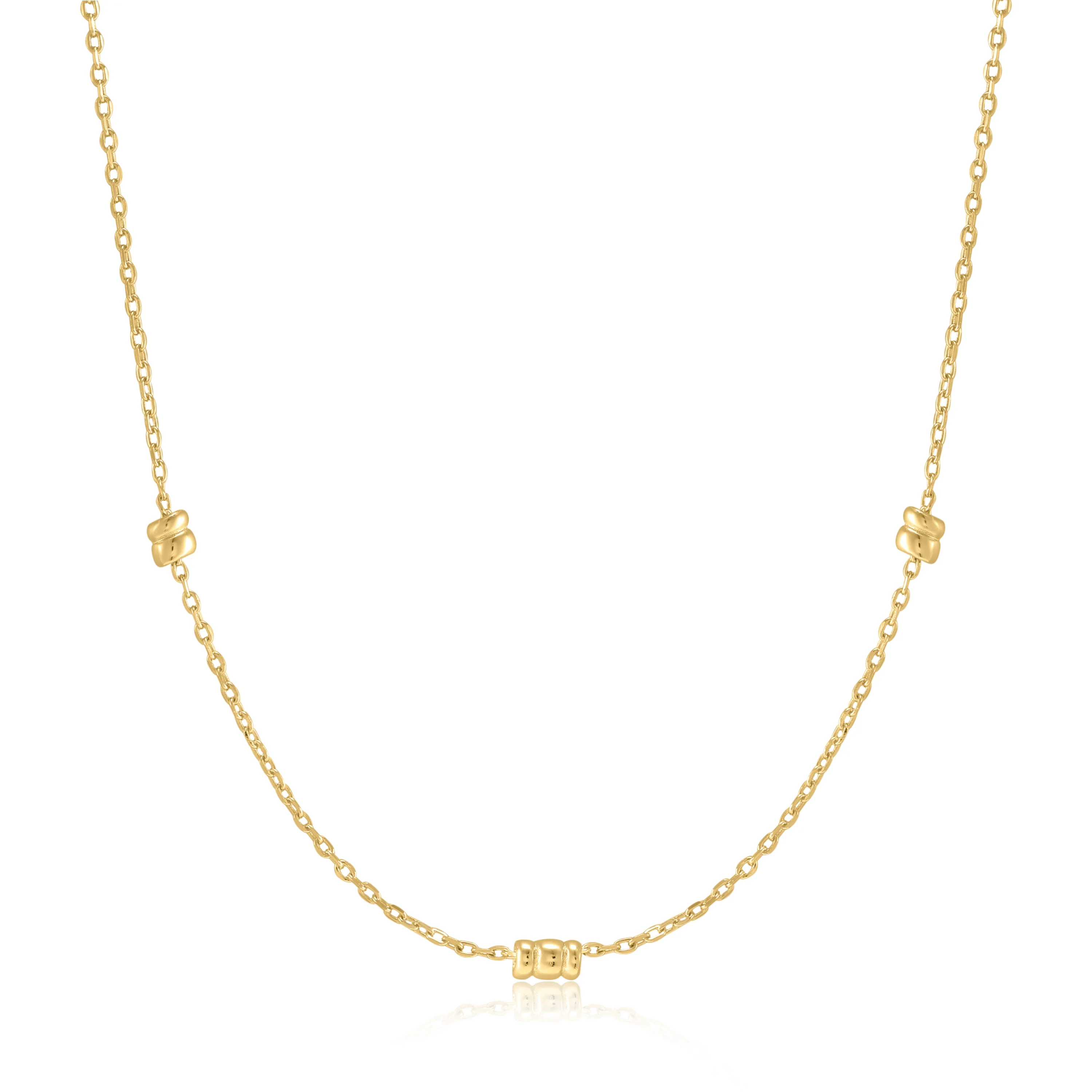 Ania Haie Gold Smooth Twist Chain Necklace