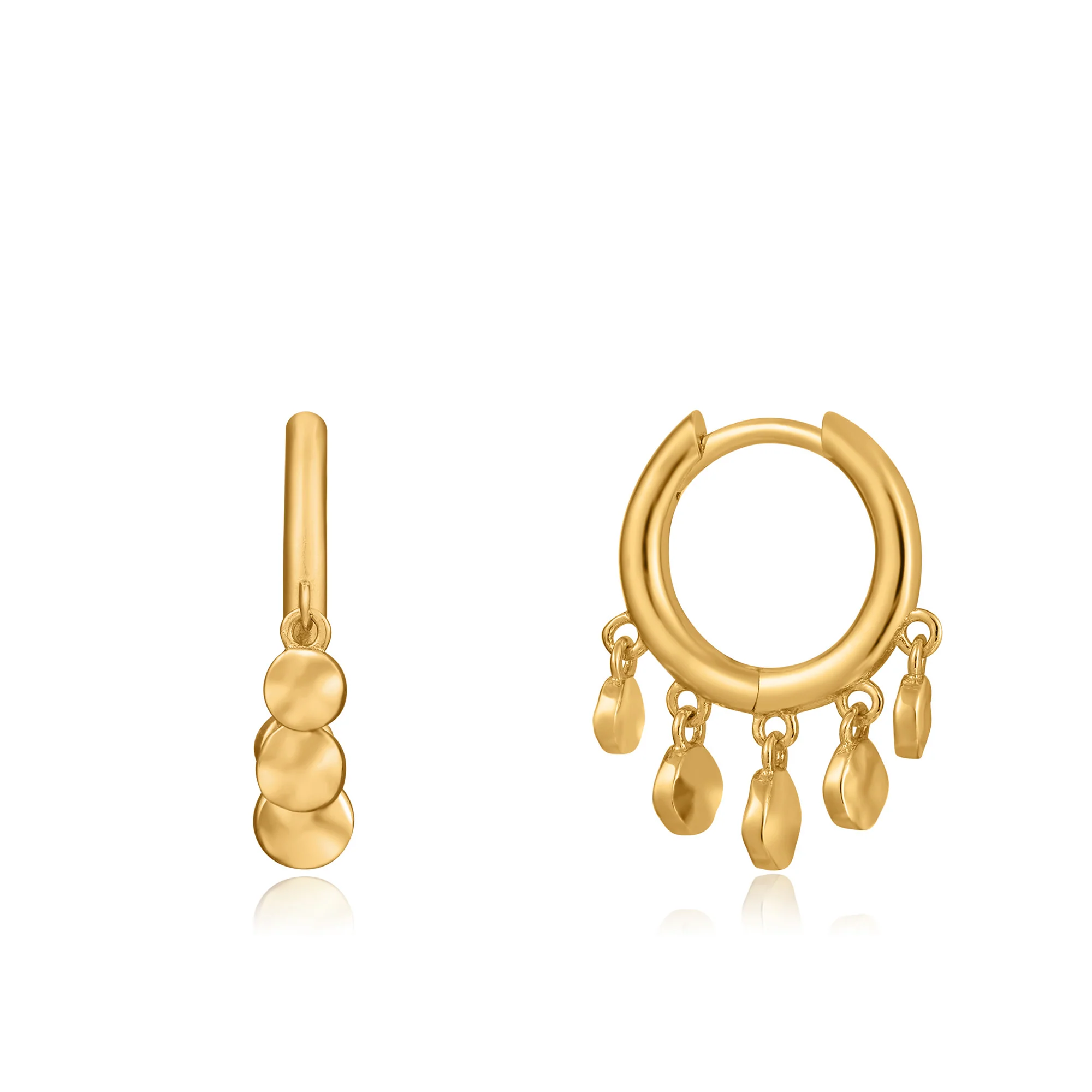Ania Haie Mini Disc Huggie Hoops