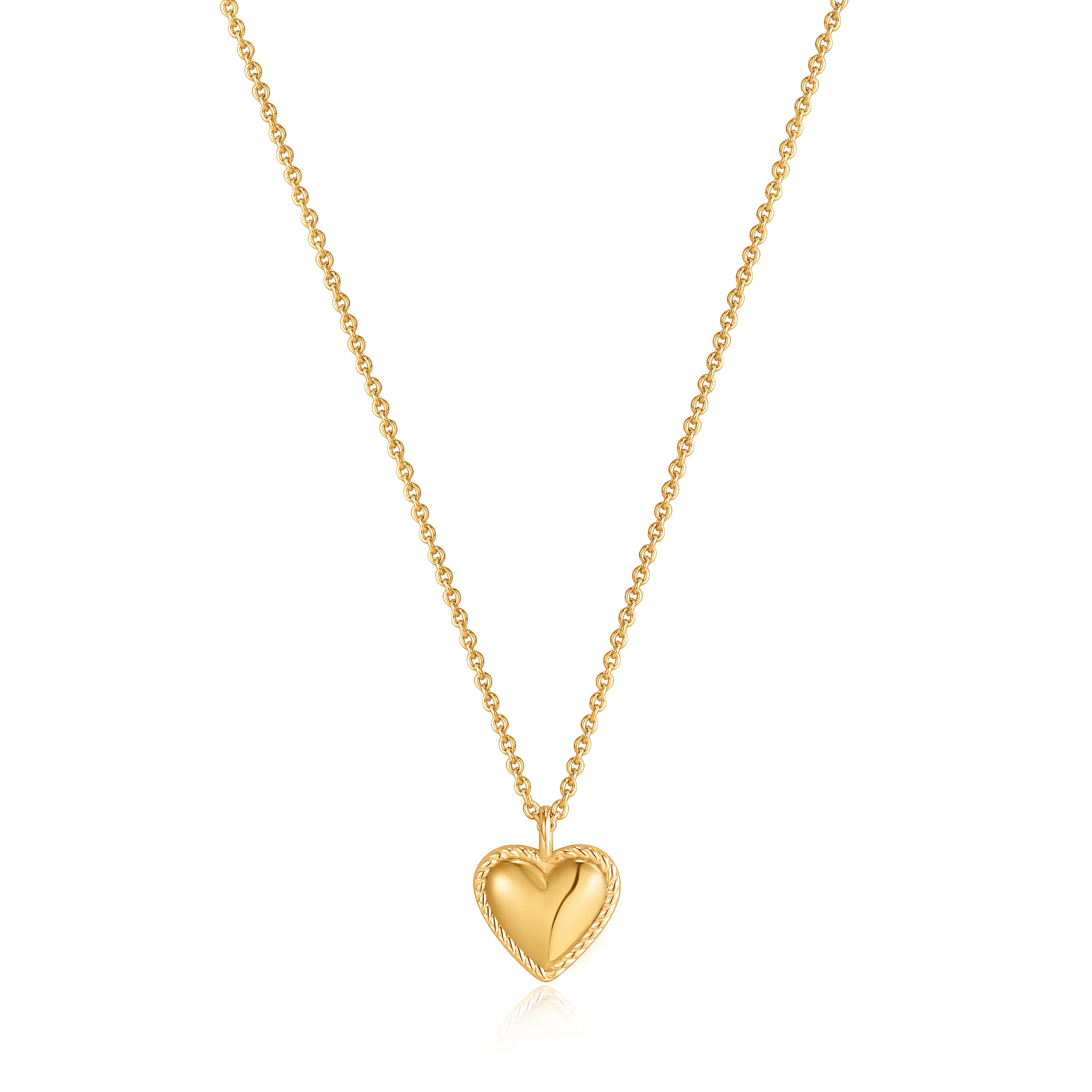 Ania Haie Rope Heart Pendant Necklace