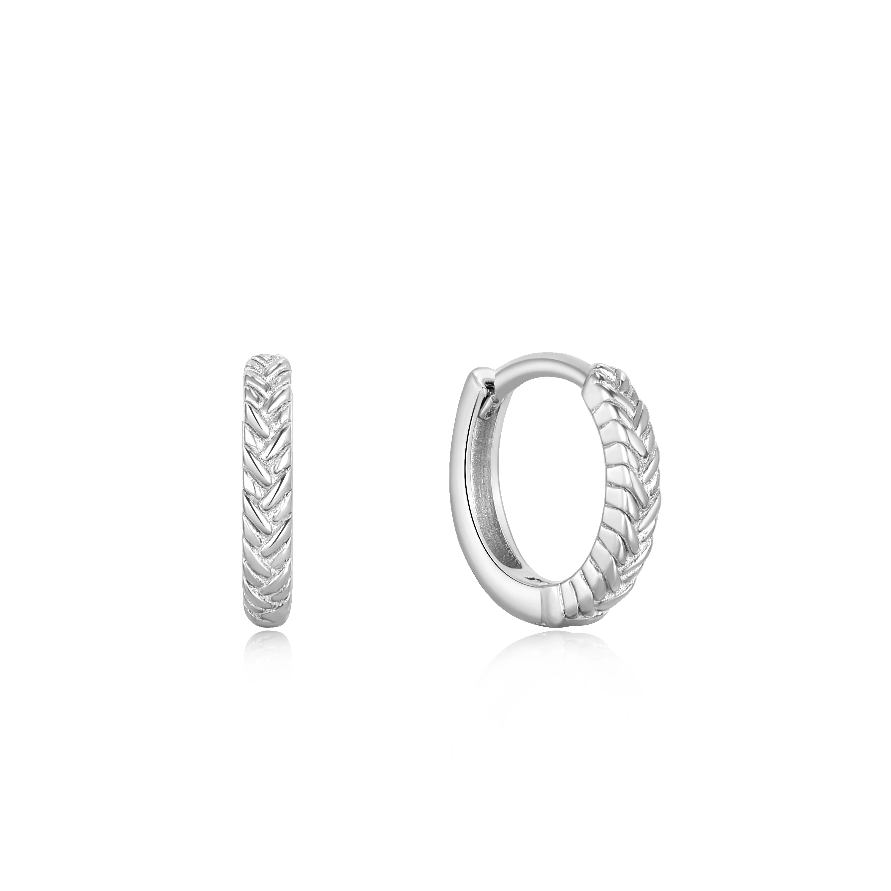 Ania Haie Rope Huggie Hoop Earrings