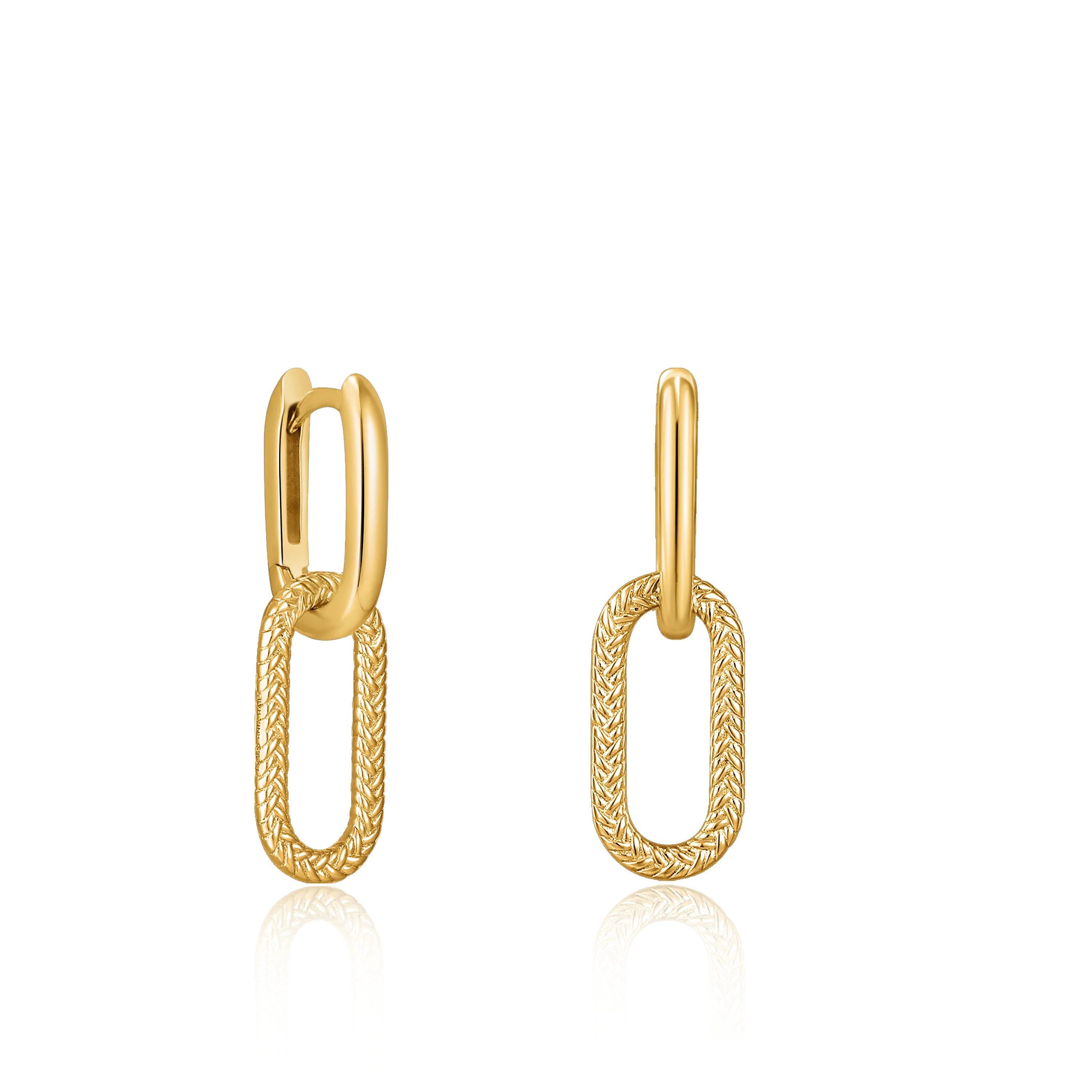 Ania Haie Rope Oval Drop Earrings