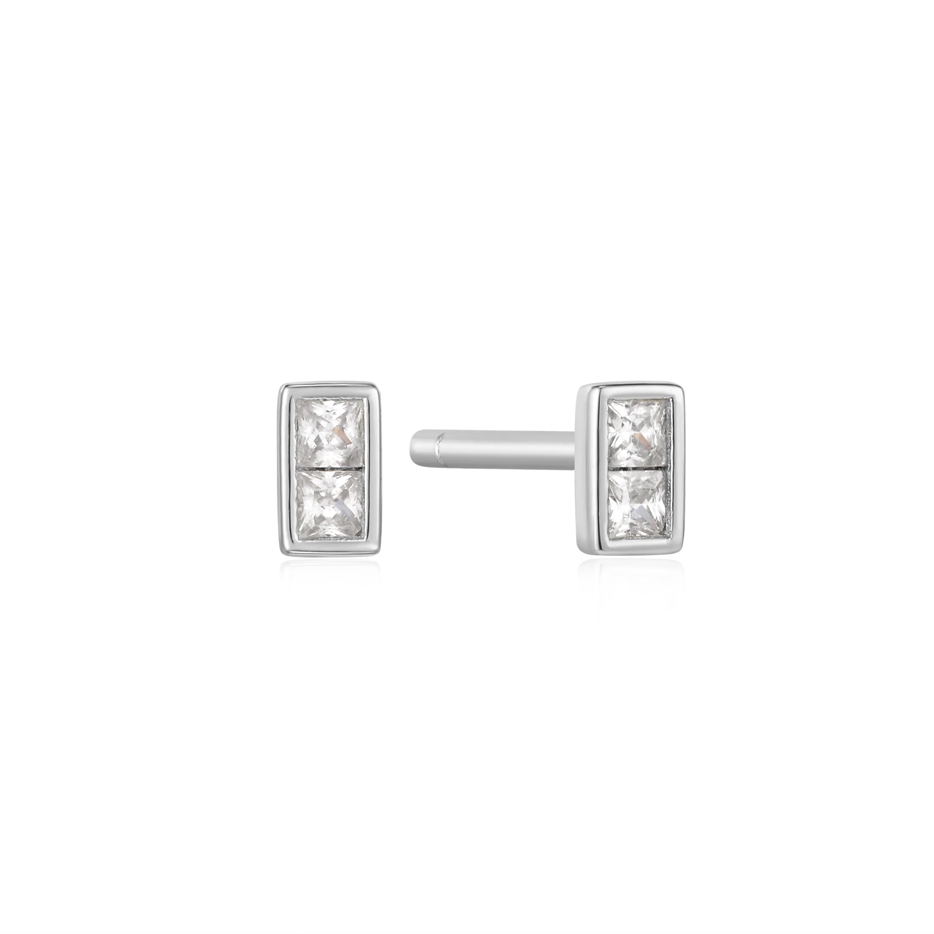 Ania Haie Silver Glam Mini Stud Earrings
