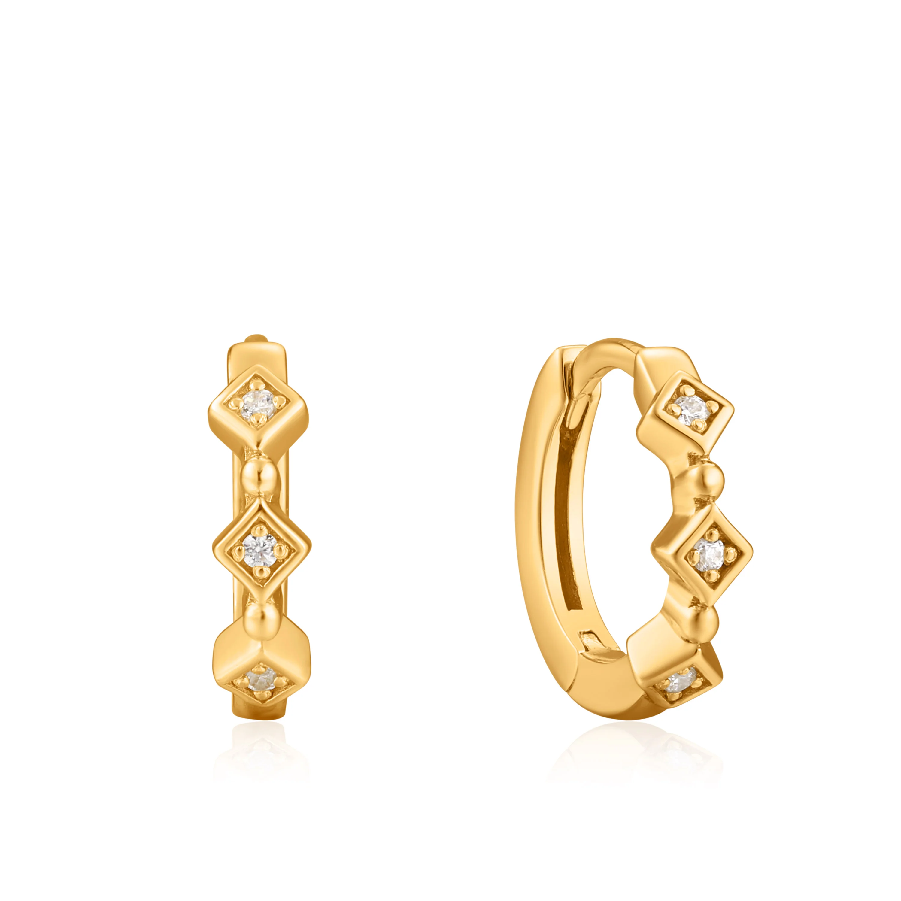 Ania Haie Sparkle Huggie Hoops