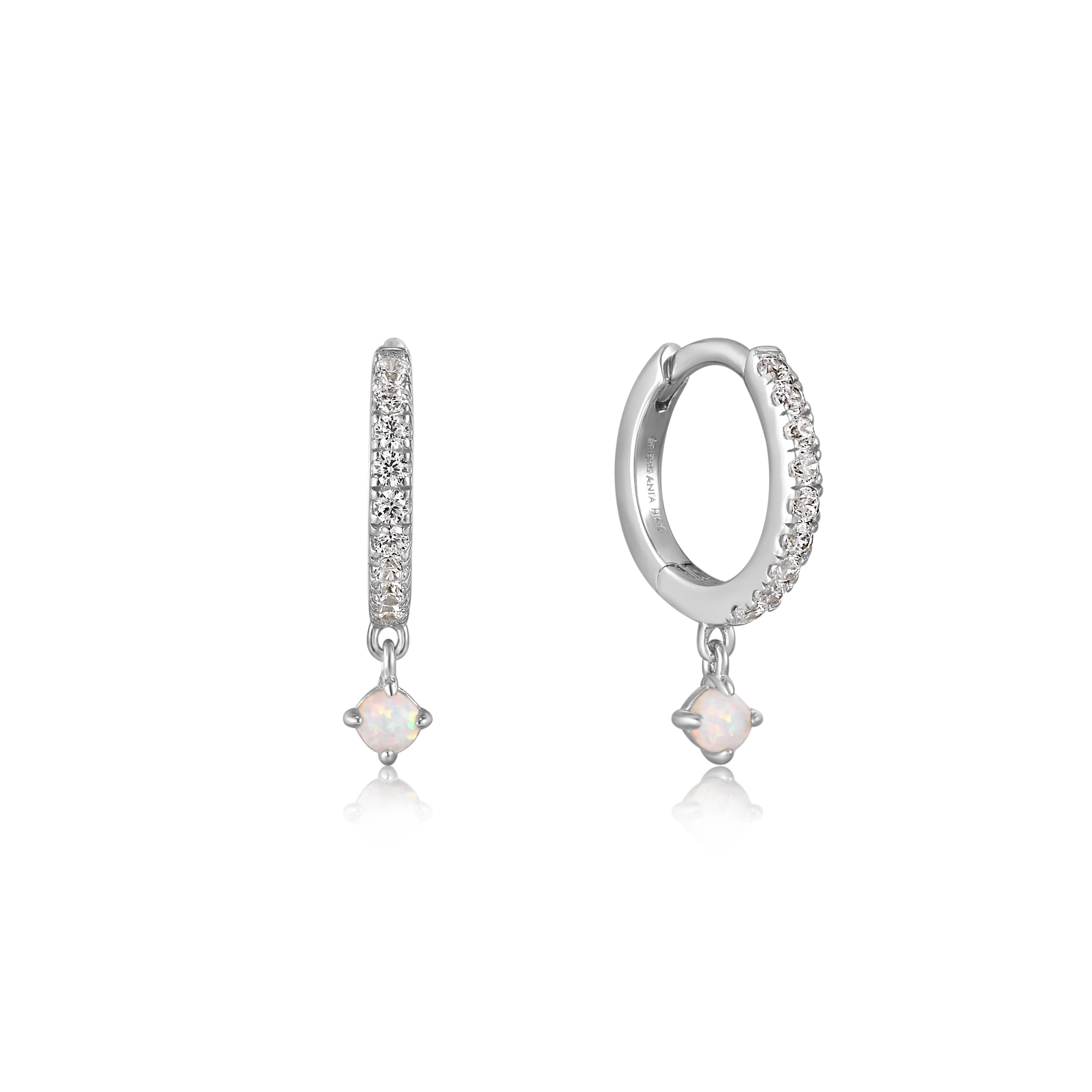 Ania Haie Sparkle Kyoto Opal Drop Huggie Hoop Earrings