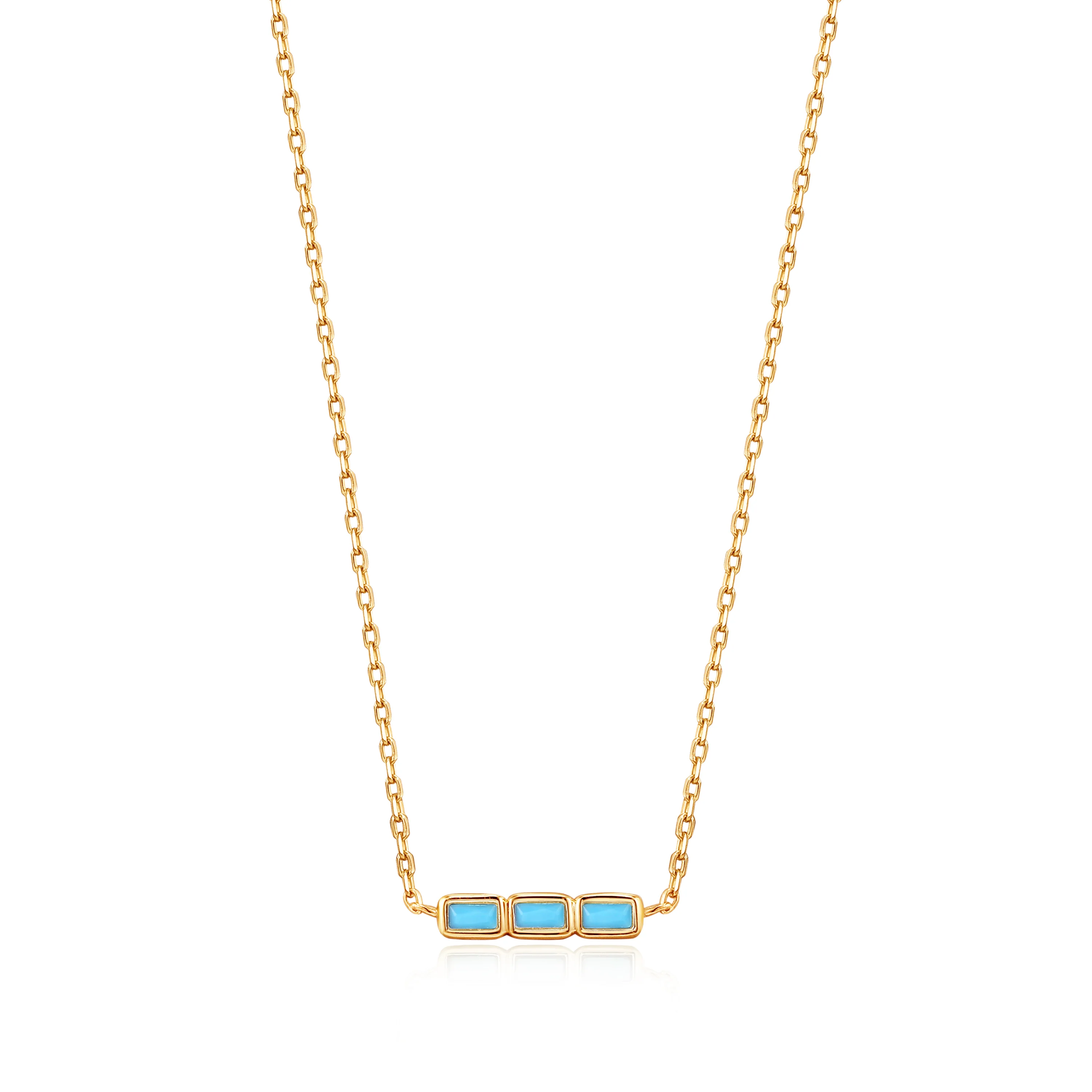 Ania Haie Turquoise Bar Necklace
