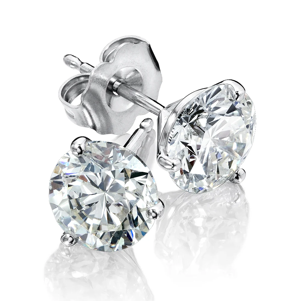 Laboratory Grown Diamond Stud Earrings