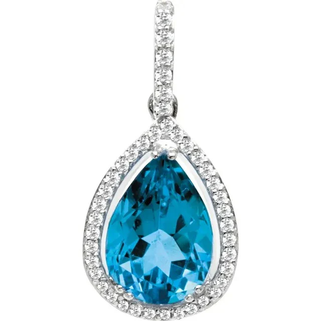 Colored Stone Pendant