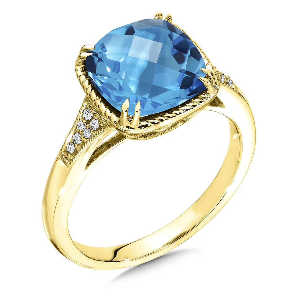 Colored Stone Rings  -  Women'