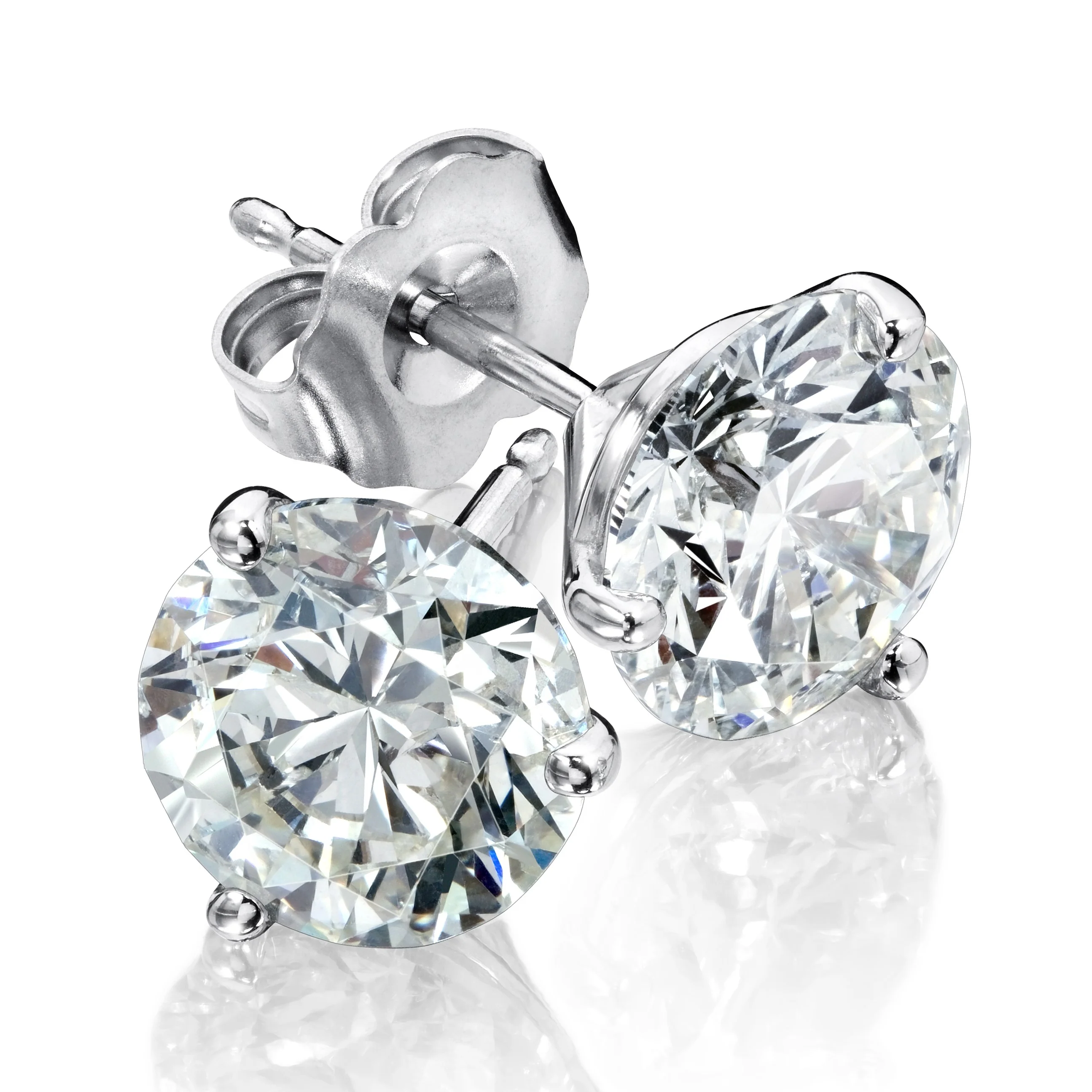 Diamond Stud Earrings - Image 14