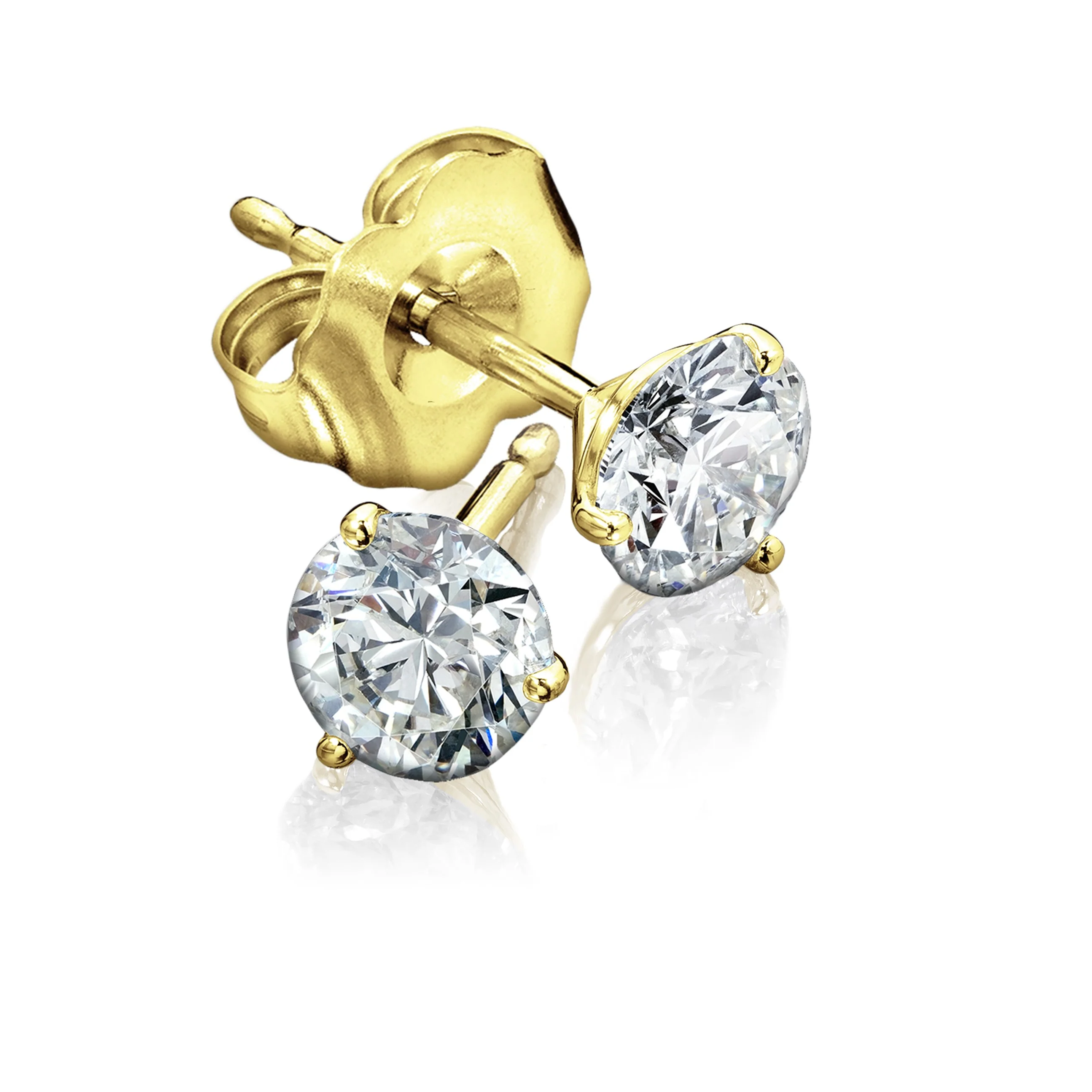 Diamond Stud Earrings - Image 4