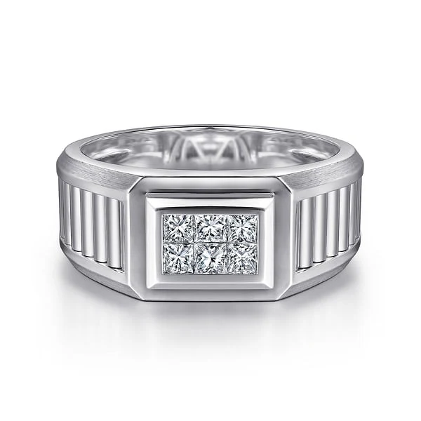 Diamond Wedding Bands - Men'