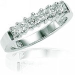 Diamond Wedding Bands  -  Women'