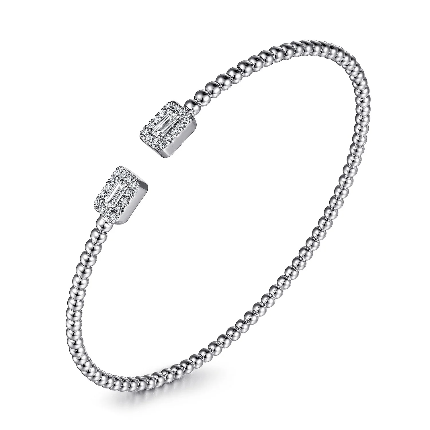 Gabriel & Co. 14 Karat White Gold Bujukan Bracelet - Image 2