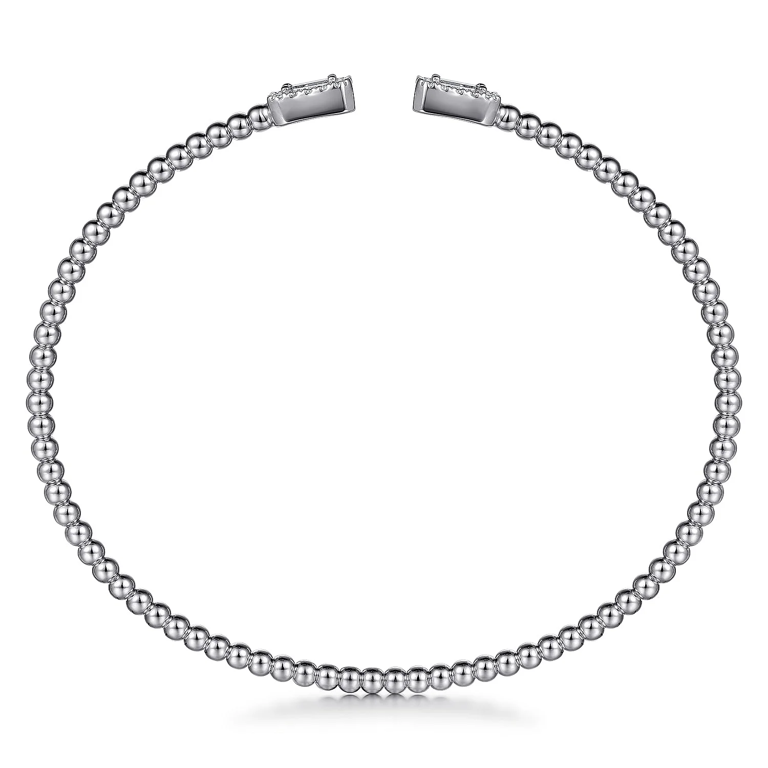 Gabriel & Co. 14 Karat White Gold Bujukan Bracelet - Image 3