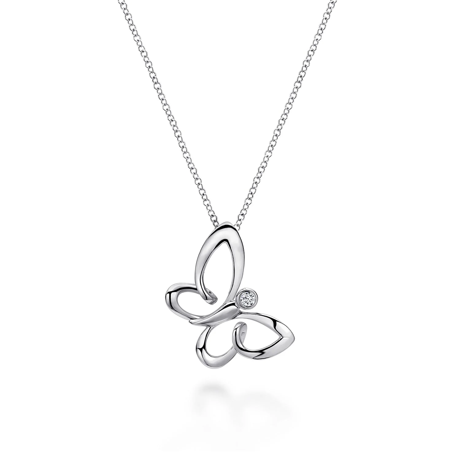 Gabriel & Co. Buttefly Pendant