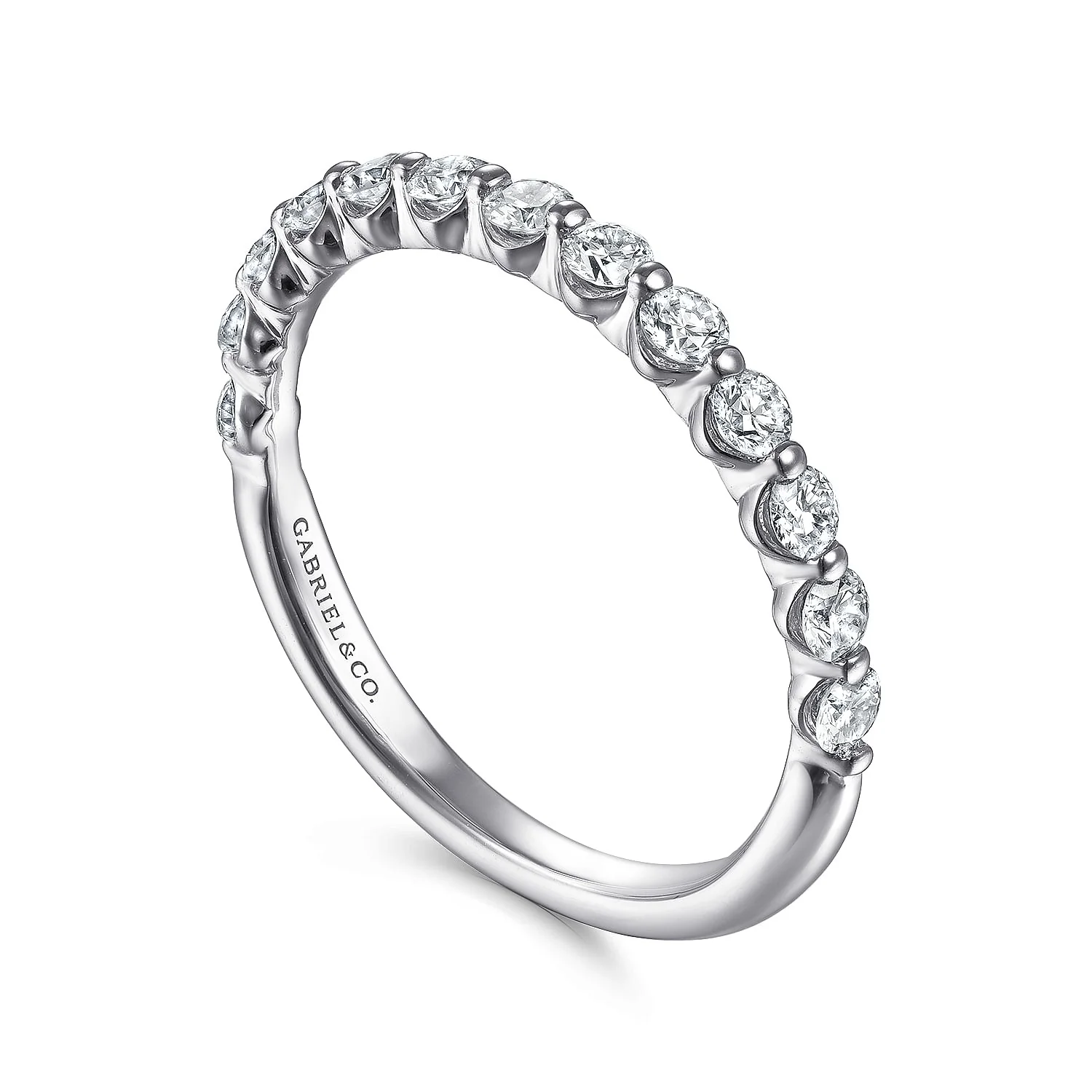 Gabriel & Co. Diamond Wedding Band - Image 4