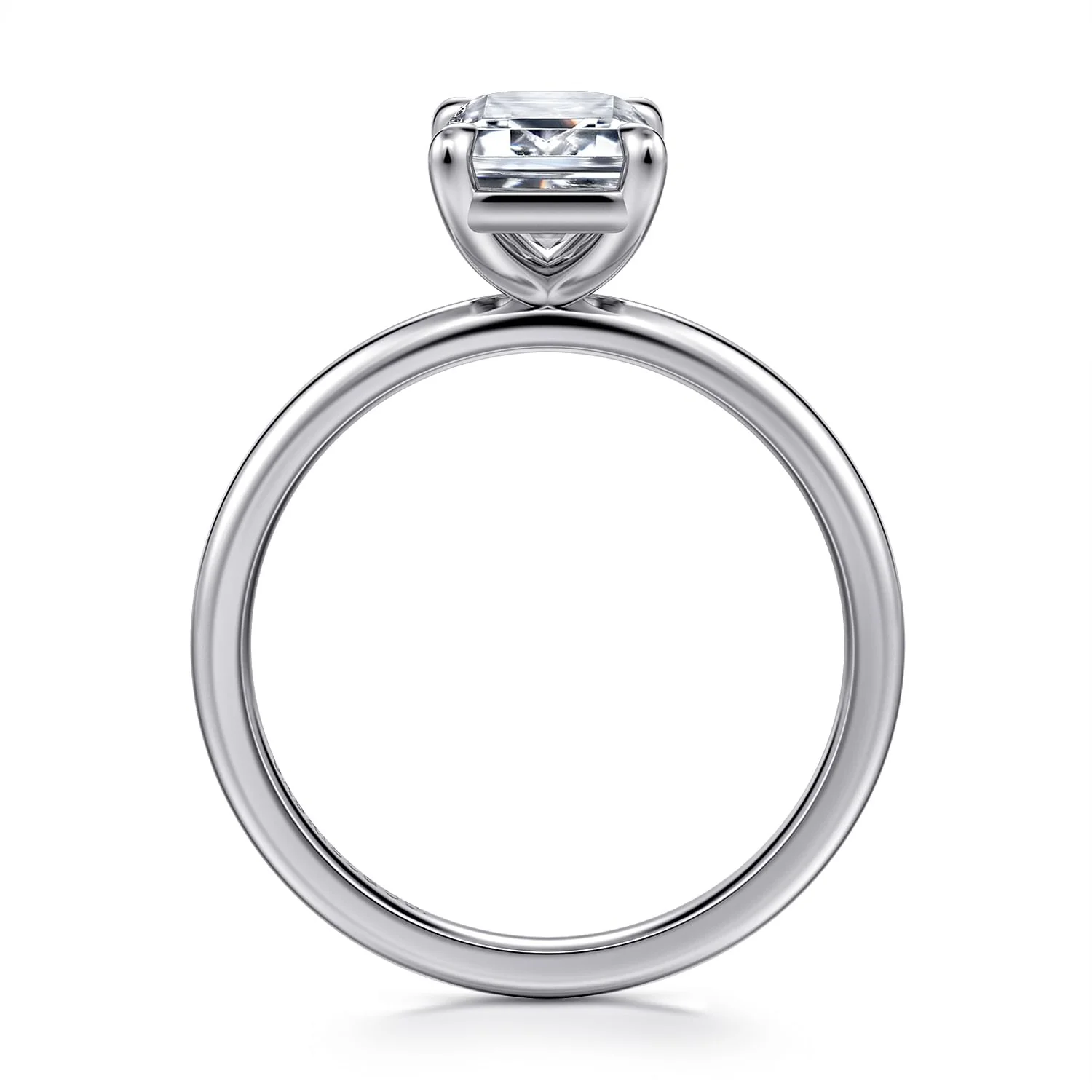 Gabriel & Co. Emerald Cut Engagement Ring - Image 2