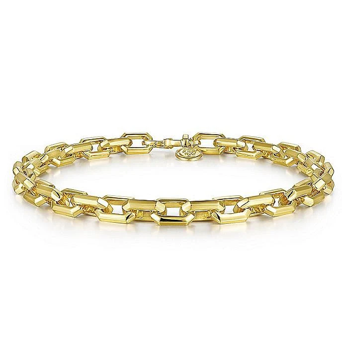 Gabriel & Co. Faceted Gold Bracelet - Image 3