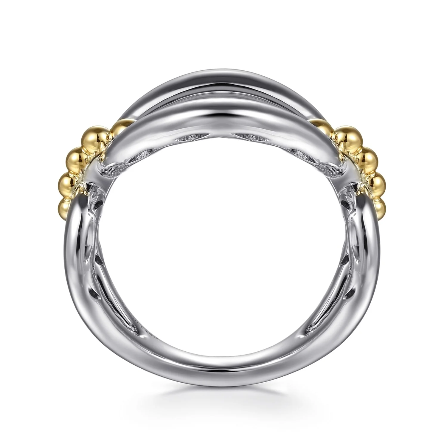 Gabriel & Co. Gold and Silver Ring - Image 2