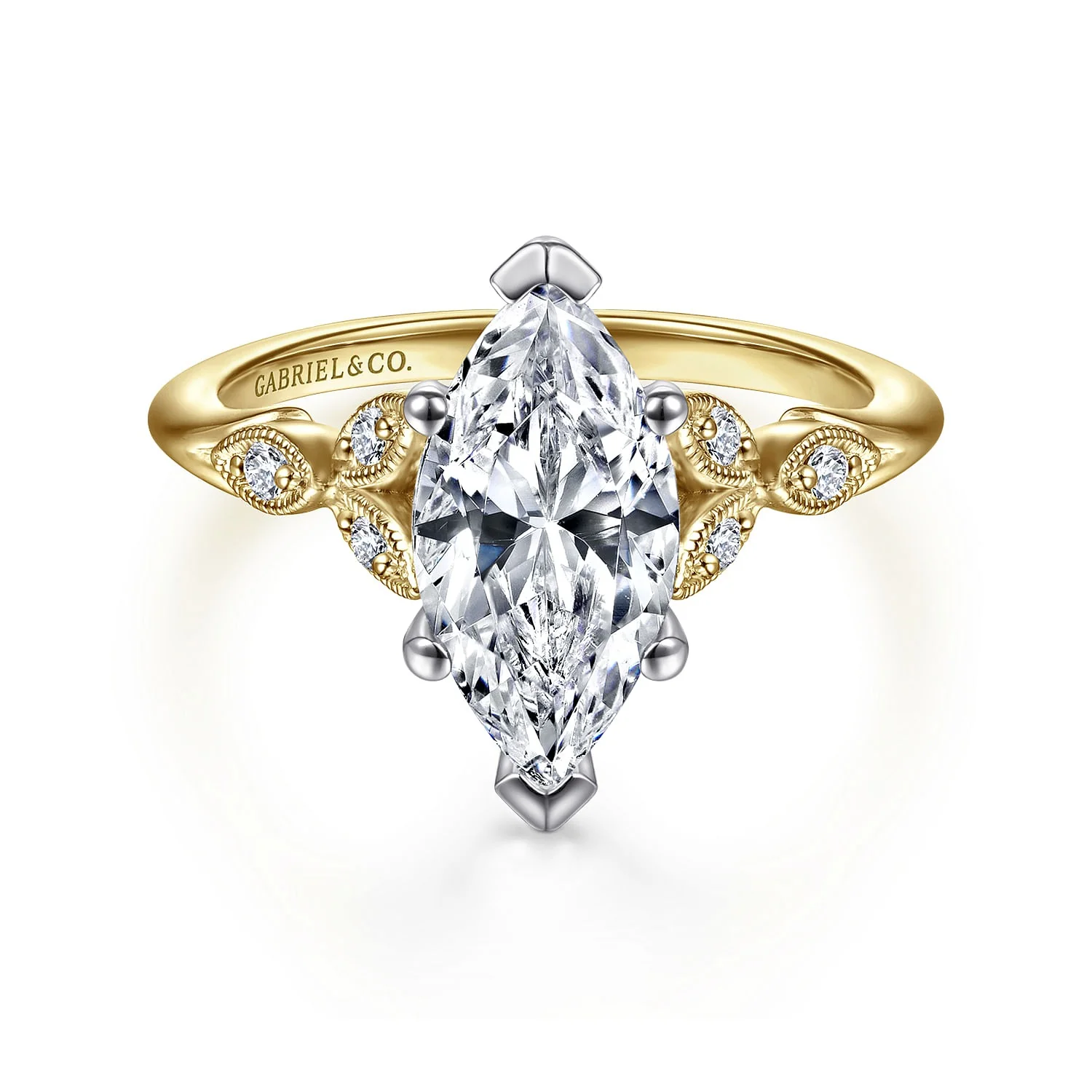 Gabriel & Co. Marquise Semi-Mount Ring