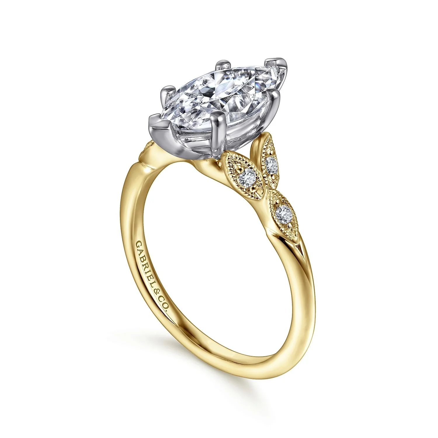 Gabriel & Co. Marquise Semi-Mount Ring - Image 3