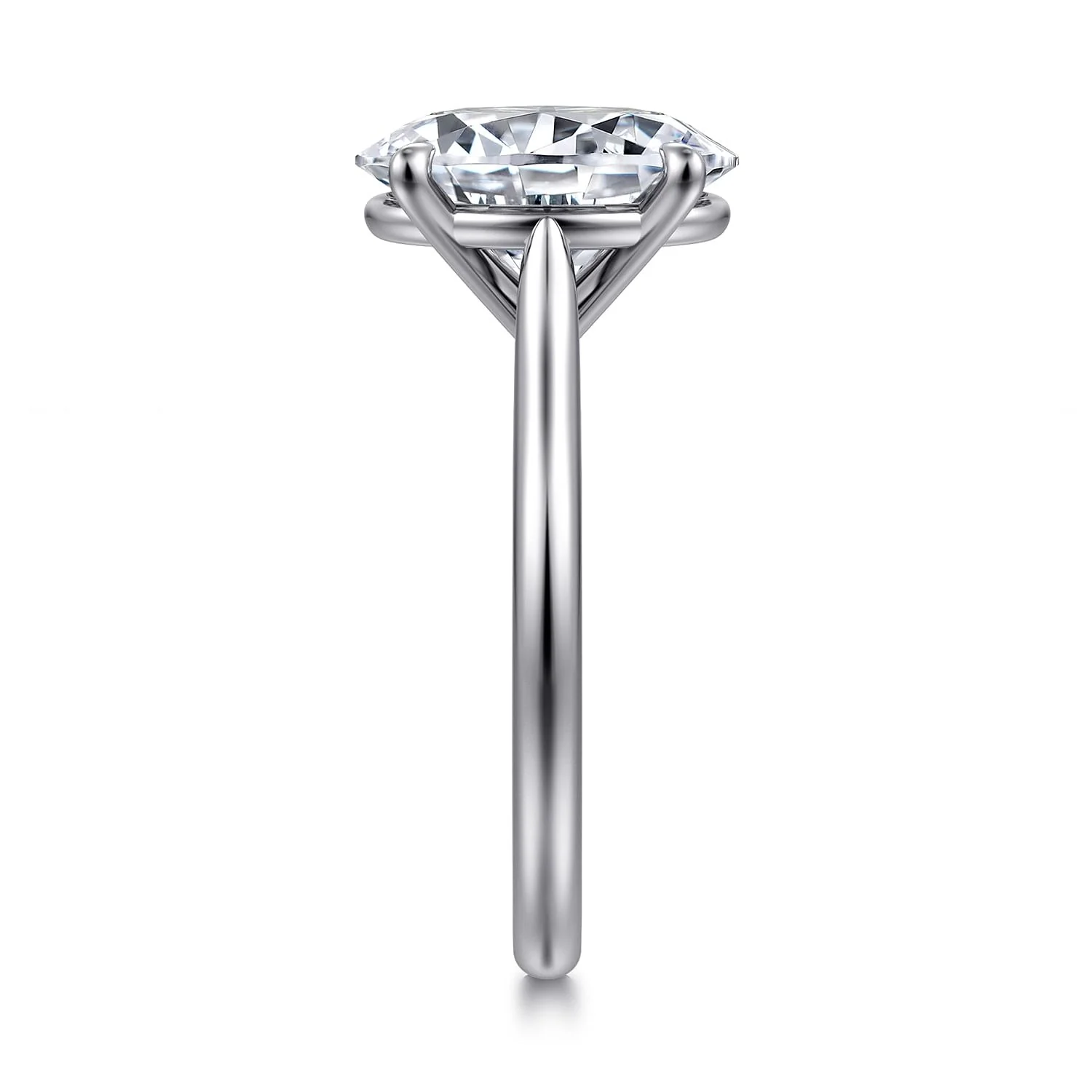 Gabriel & Co. Oval Semi-Mount Engagement Ring - Image 4