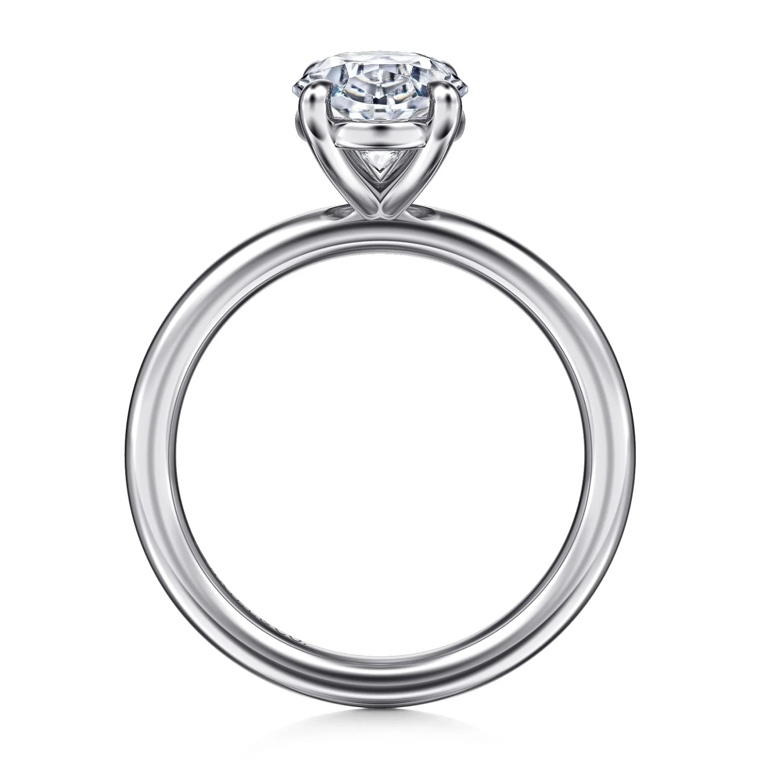 Gabriel & Co. Oval Semi-Mount Engagement Ring - Image 2