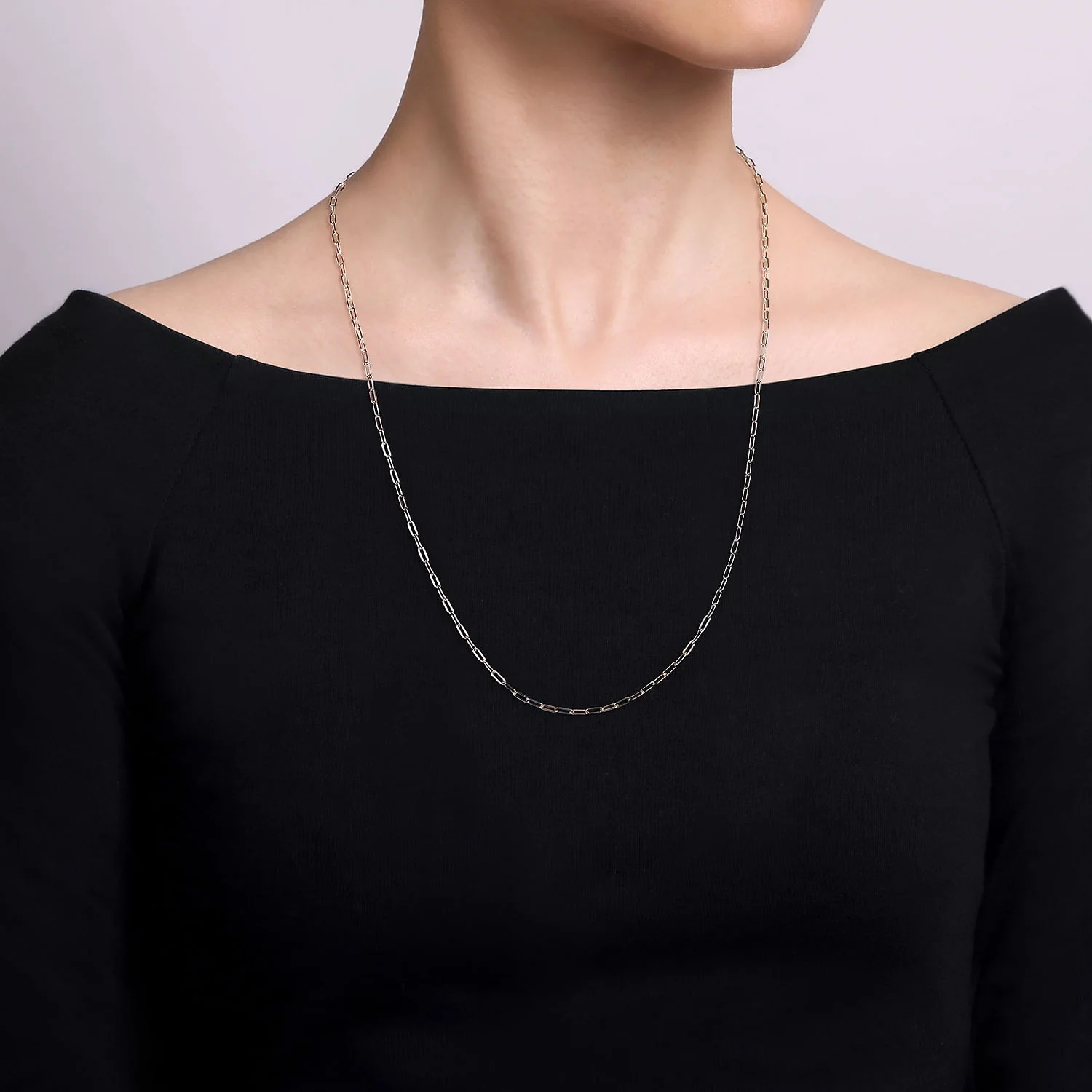 Gabriel & Co. Paperclip Necklace - Image 2
