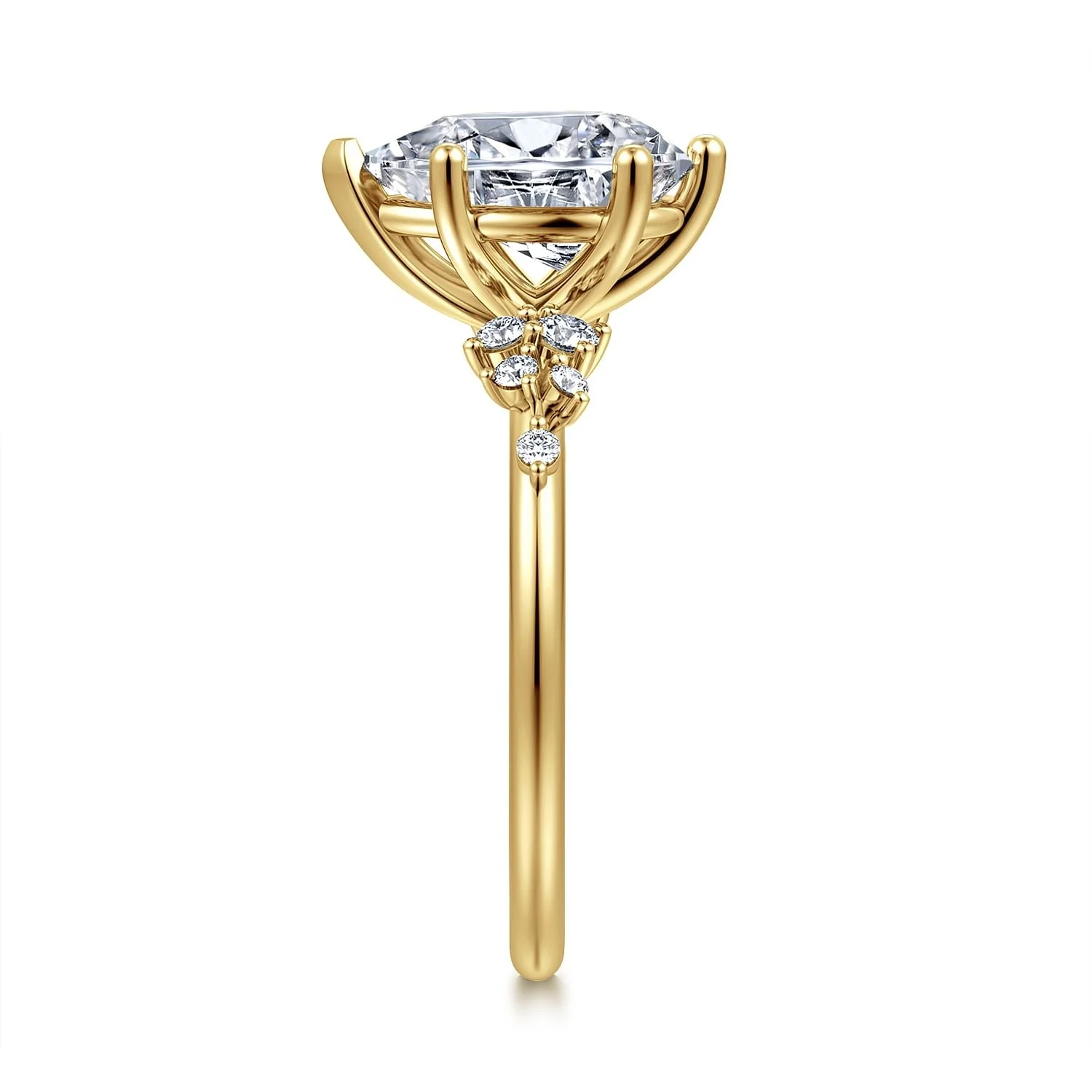 Gabriel & Co. Pear Semi-Mount Engagement Ring - Image 4