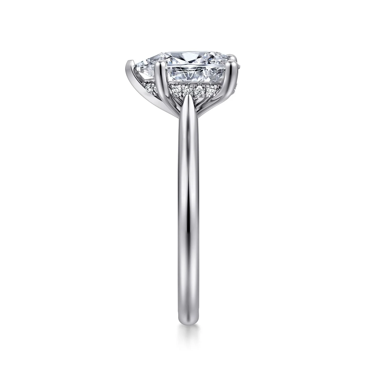 Gabriel & Co. Pear Semi-Mount Engagement Ring - Image 4