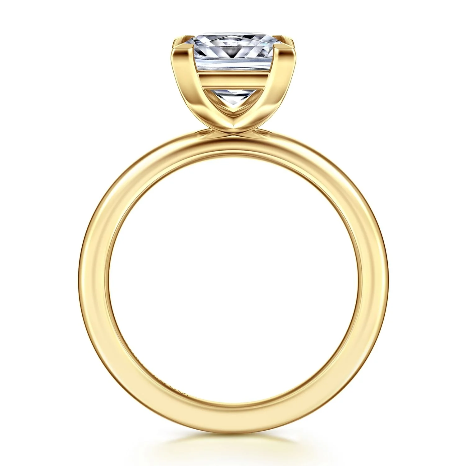Gabriel & Co. Princess Cut Semi-Mount Ring - Image 2