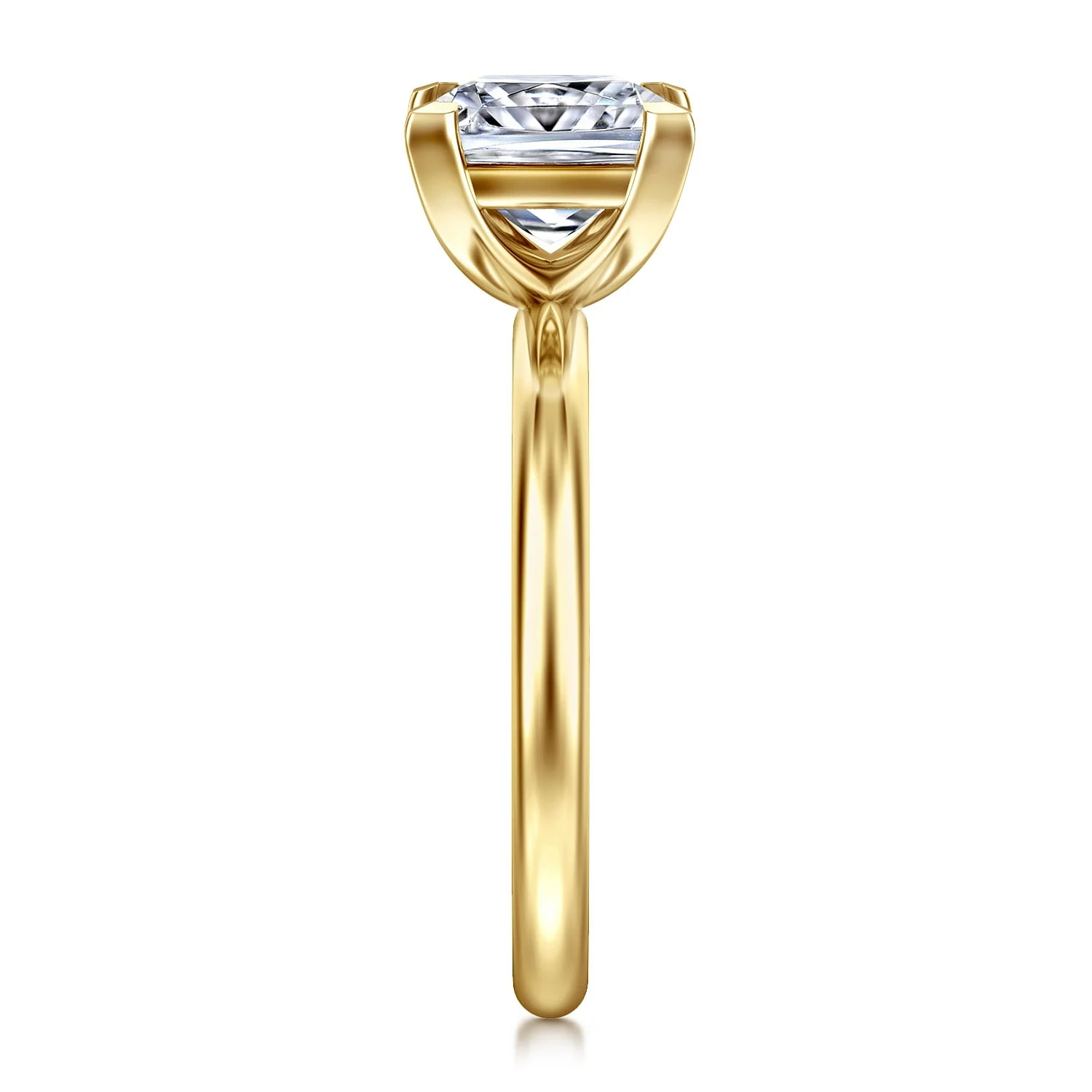 Gabriel & Co. Princess Cut Semi-Mount Ring - Image 4