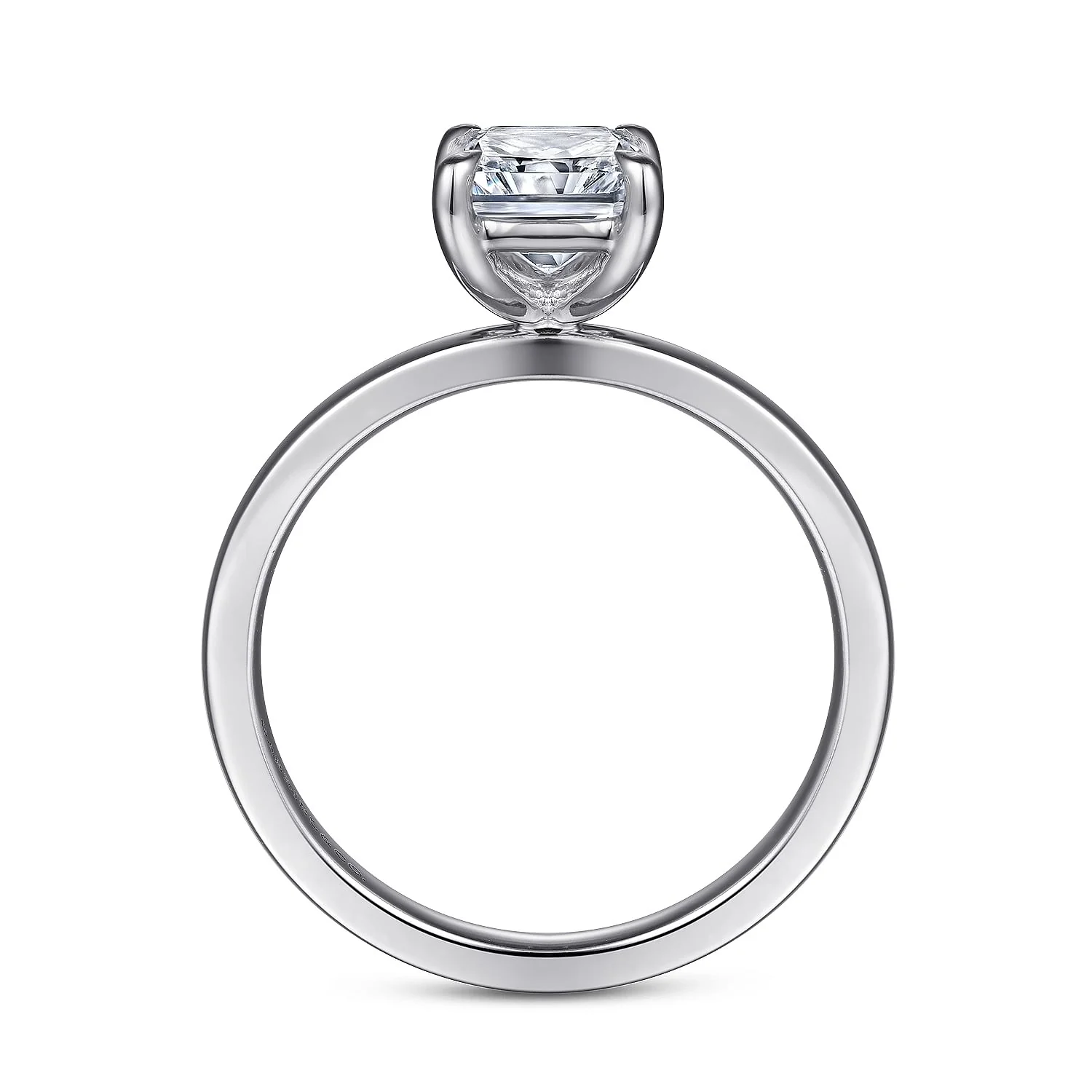 Gabriel & Co. Radiant Cut Semi-Mount Engagement Ring - Image 2
