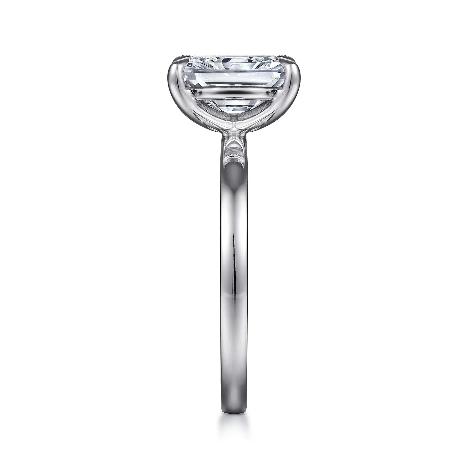 Gabriel & Co. Radiant Cut Semi-Mount Engagement Ring - Image 4