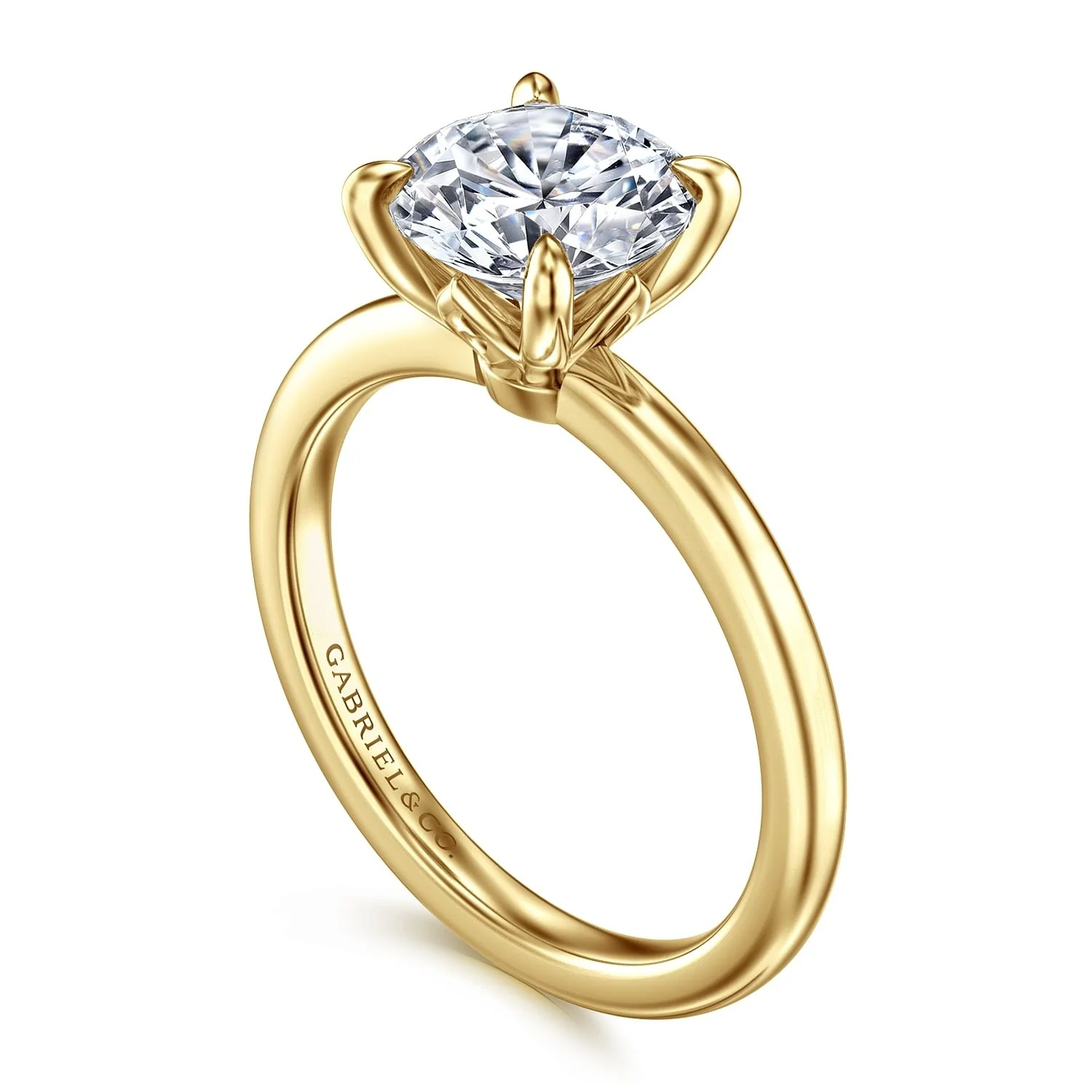 Gabriel & Co. Round Semi-Mount Engagement Ring - Image 3