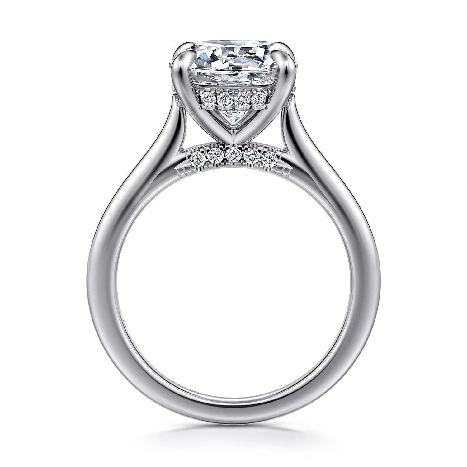 Gabriel & Co. Round Semi-Mount Engagement Ring - Image 2