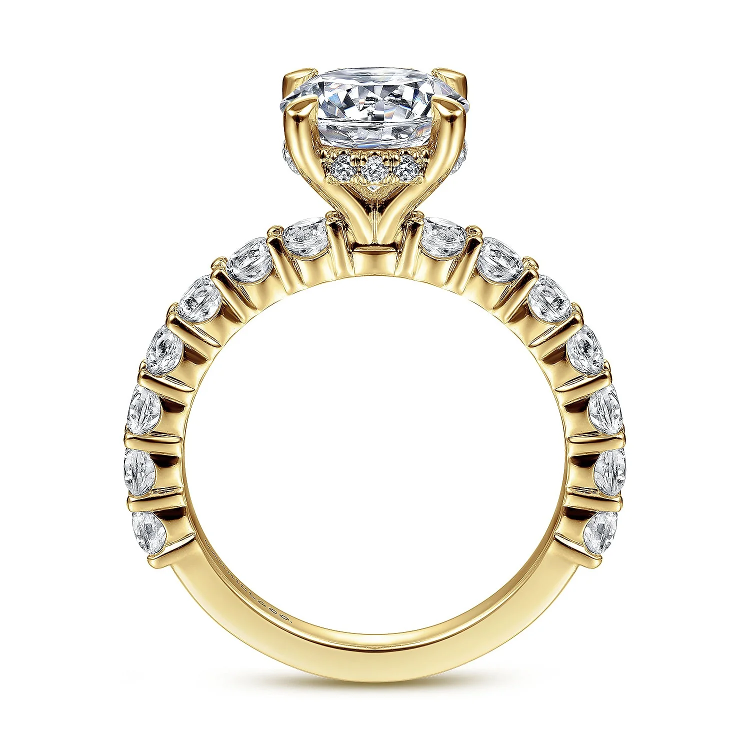 Gabriel & Co. Round Semi-Mount Engagement Ring - Image 2