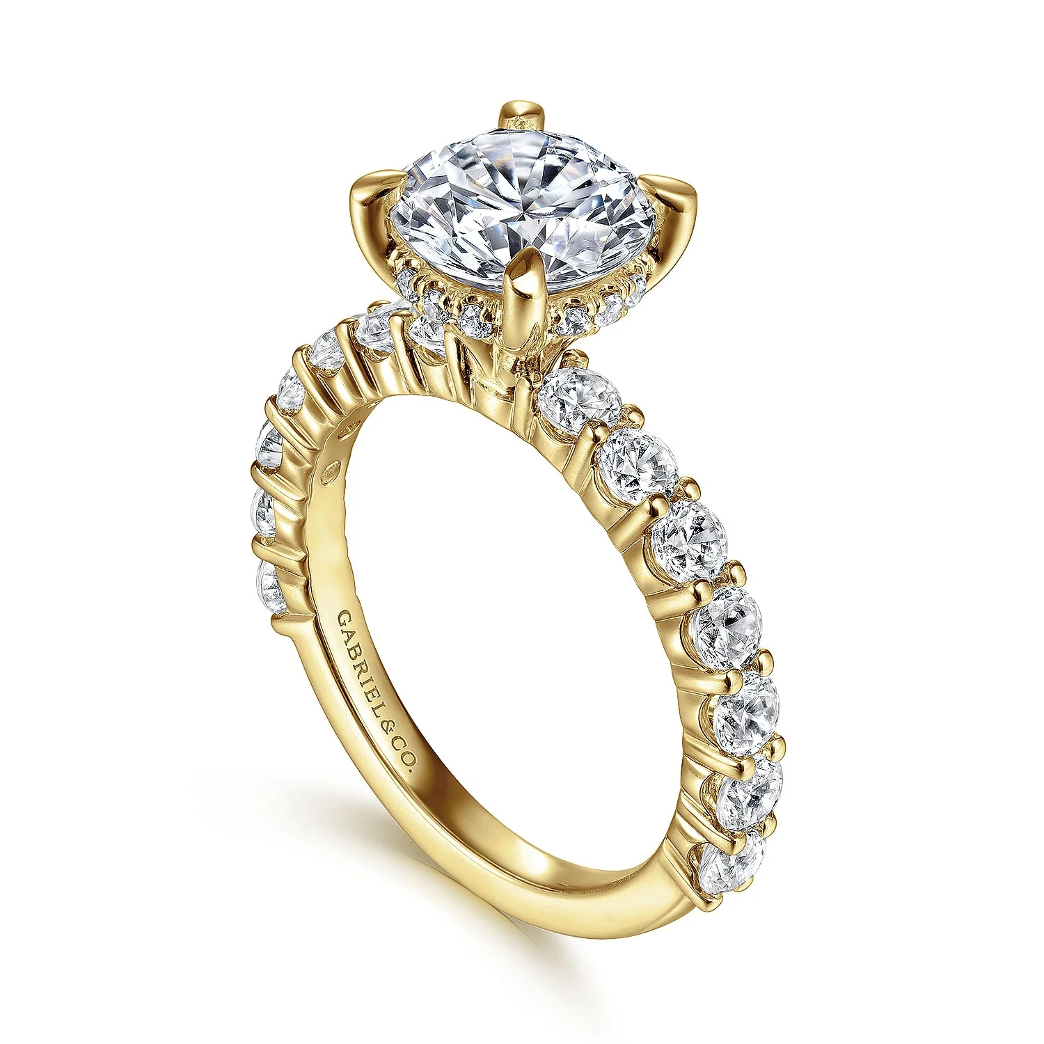Gabriel & Co. Round Semi-Mount Engagement Ring - Image 3