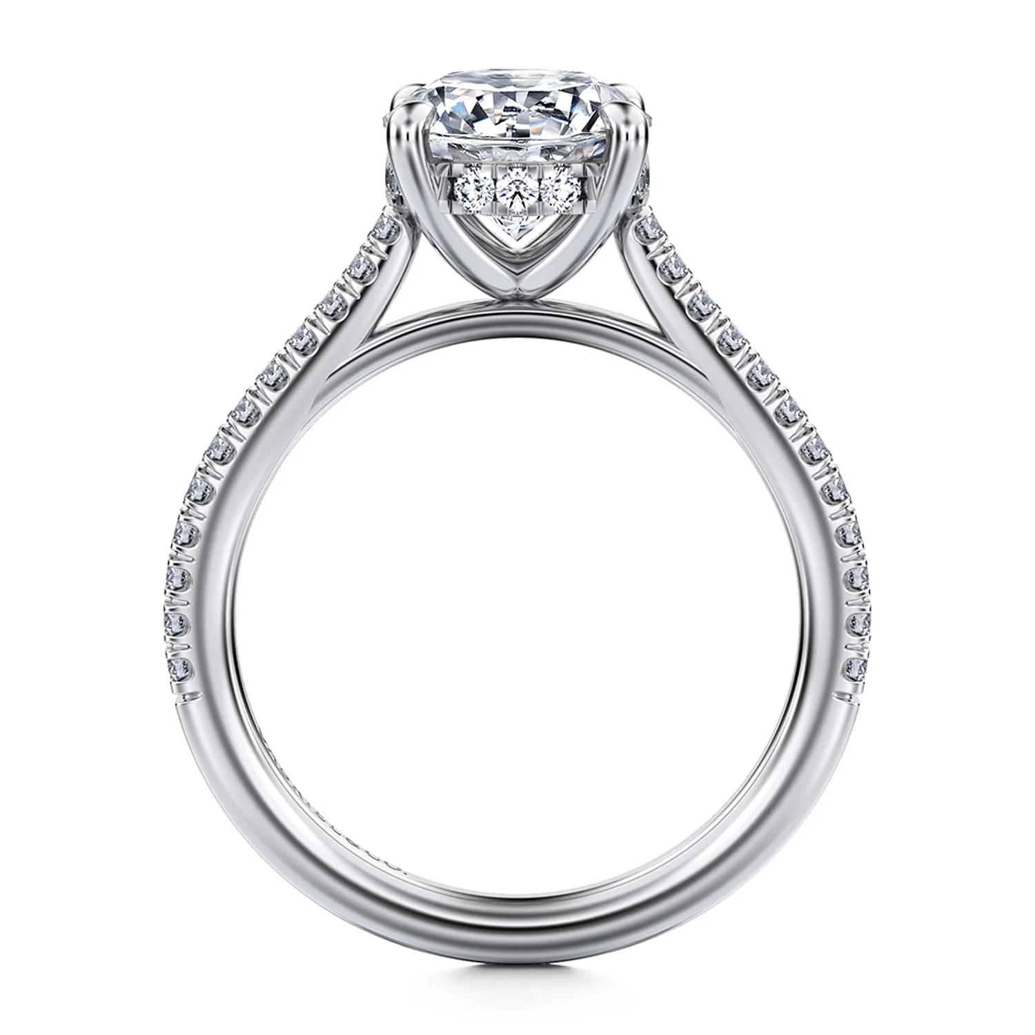 Gabriel & Co. Round Semi-Mount Engagement Ring - Image 2