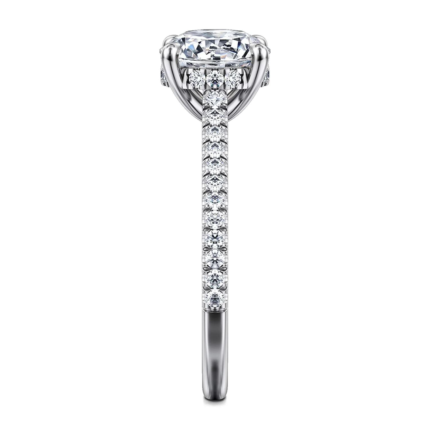 Gabriel & Co. Round Semi-Mount Engagement Ring - Image 4