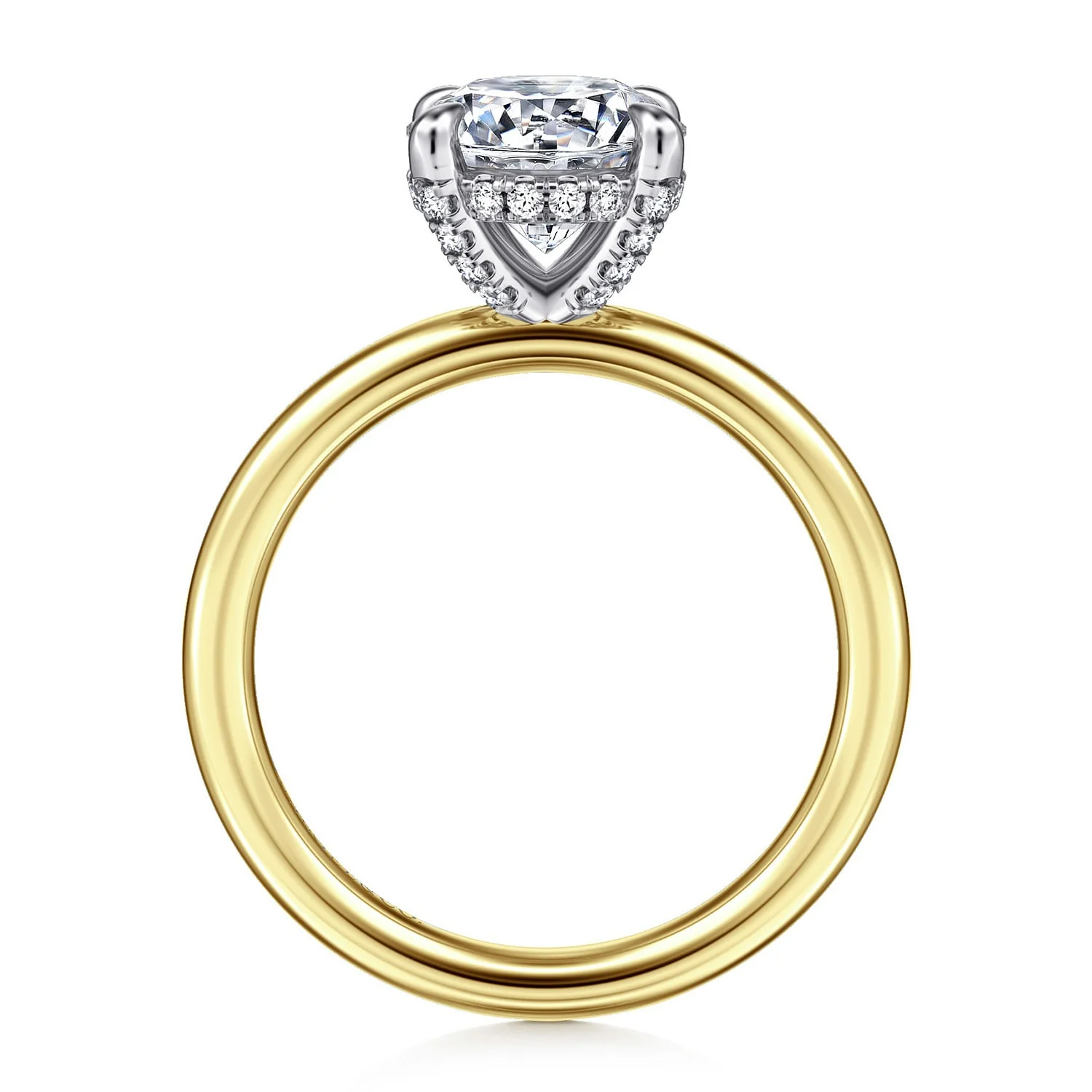 Gabriel & Co. Round Semi-Mount Engagement Ring - Image 2