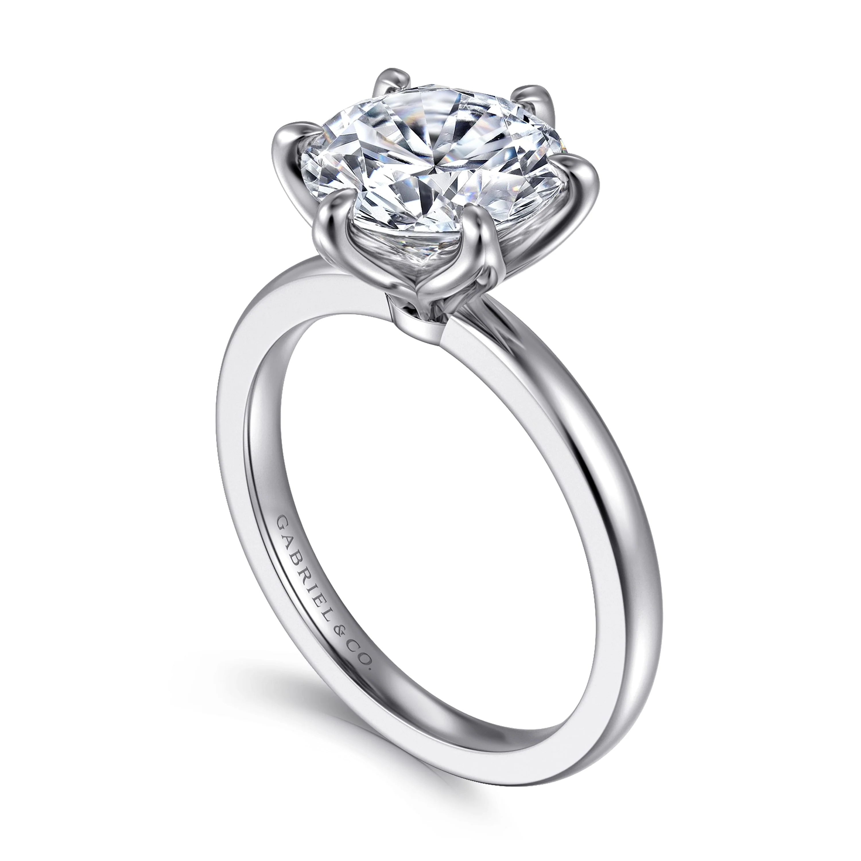 Gabriel & Co. Round Semi-Mount Engagement Ring - Image 3