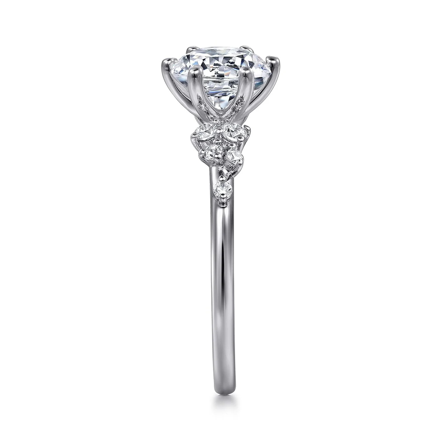 Gabriel & Co. Round Semi-Mount Engagement Ring - Image 4