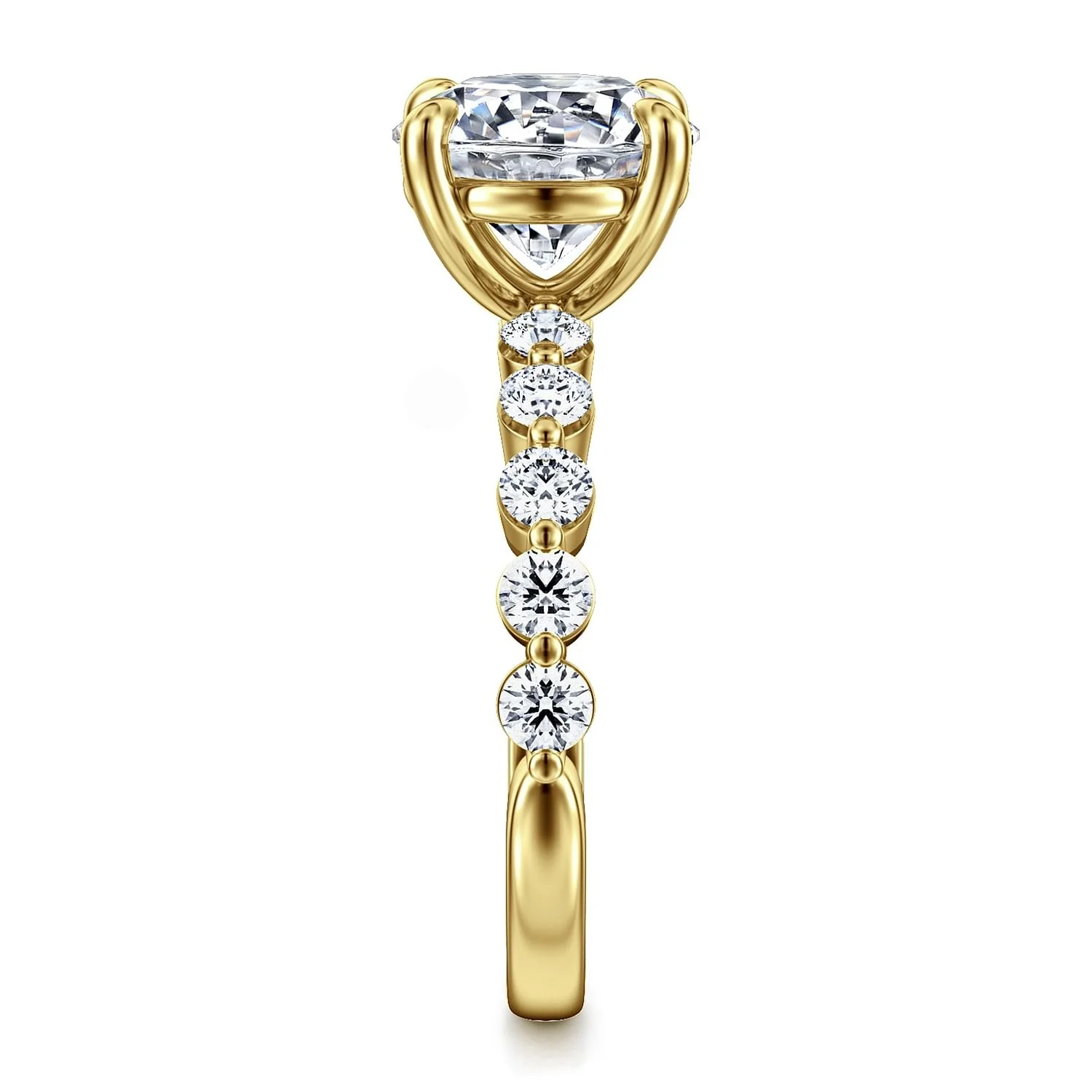 Gabriel & Co. Round Semi-Mount Engagement Ring - Image 4