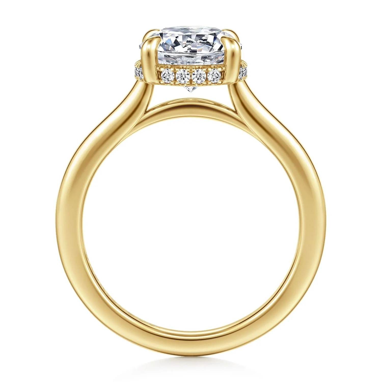 Gabriel & Co. Round Semi-Mount Engagement Ring - Image 2