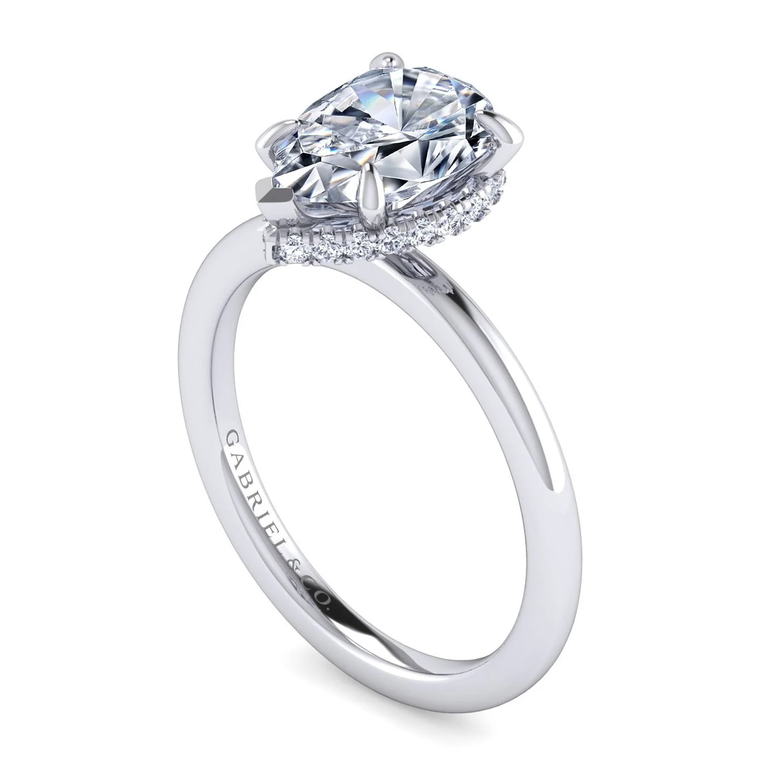 Gabriel & Co. Semi Mount Engagement Ring - Image 3